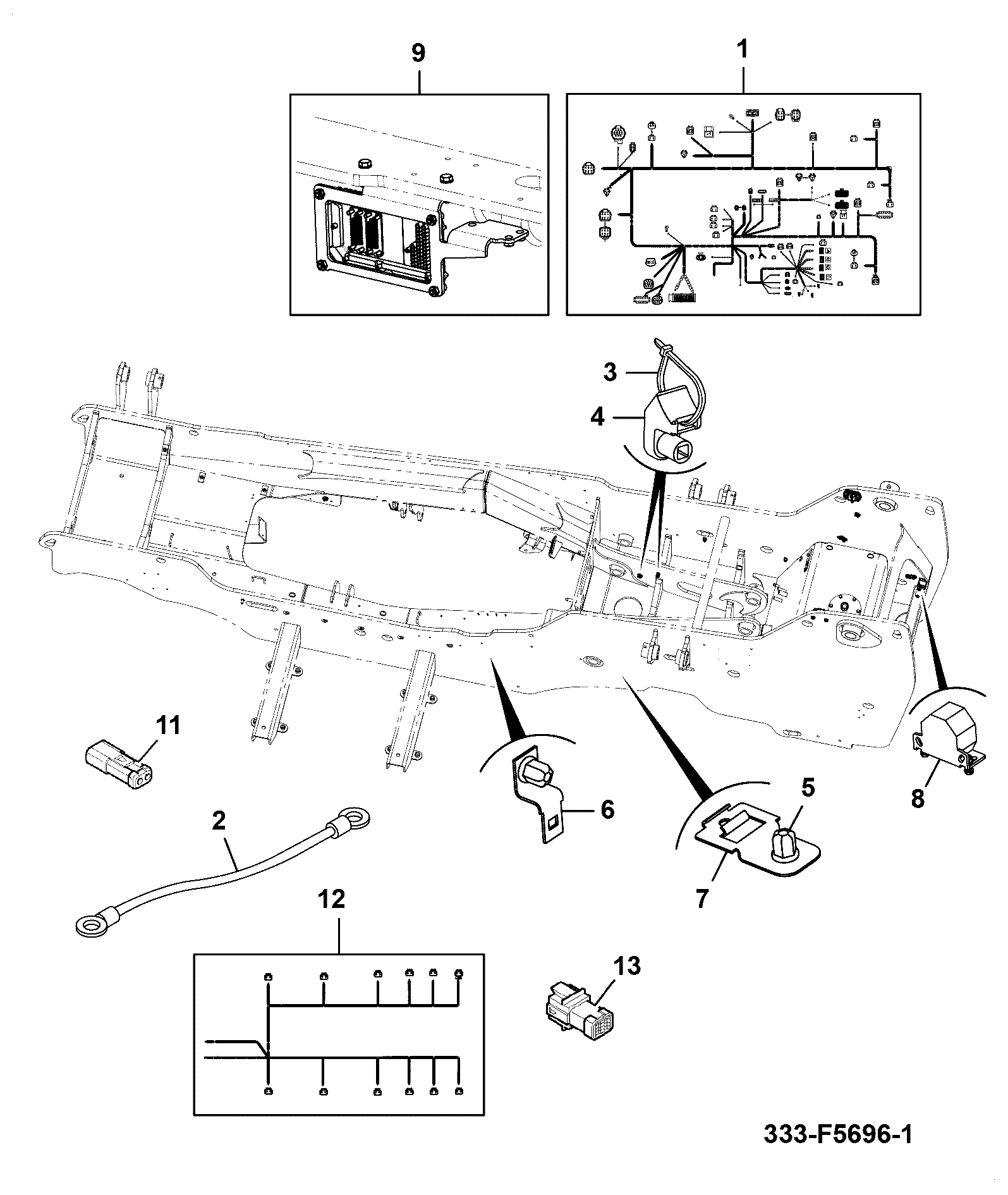 Сигнализация 332/C2933 JCB