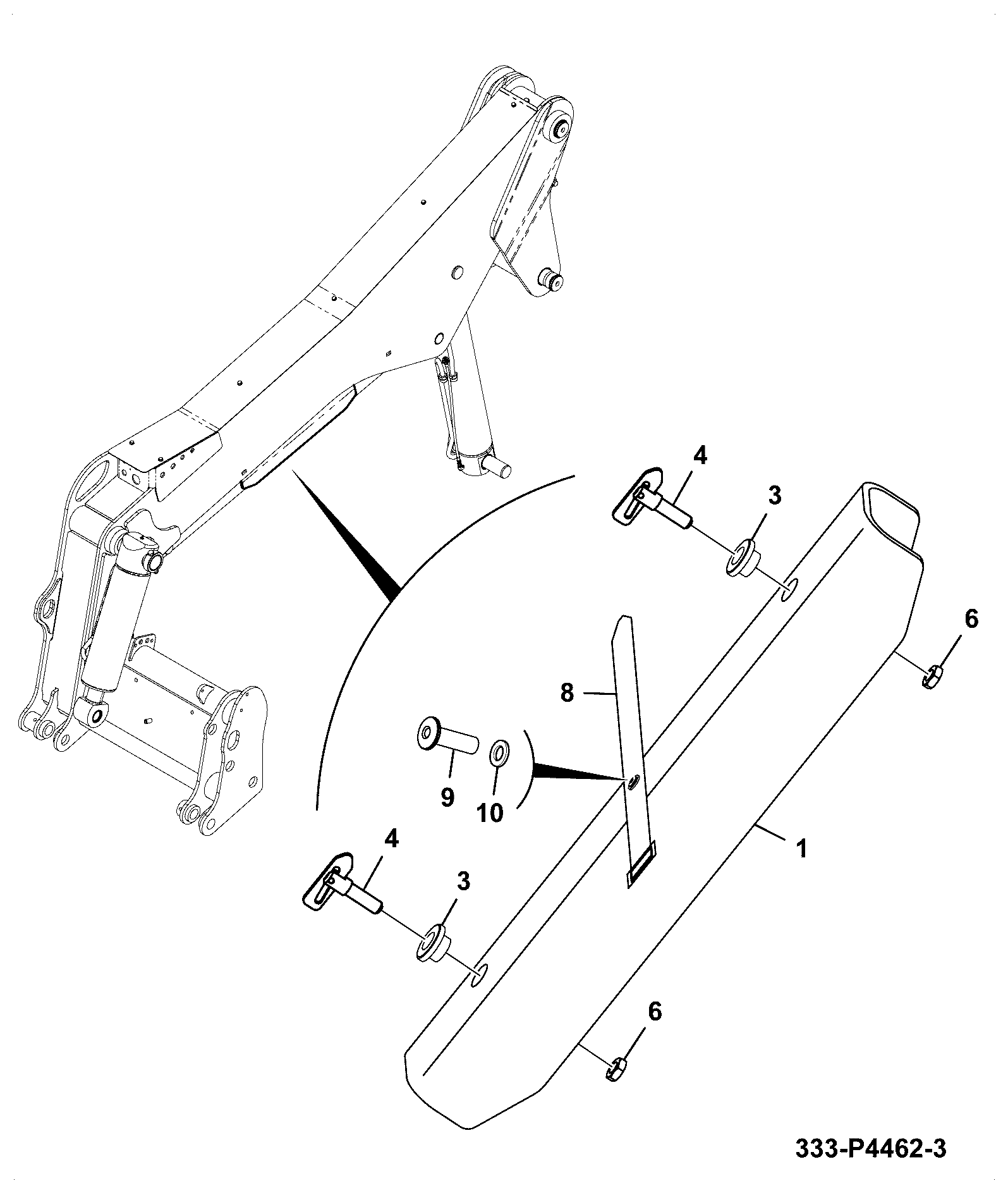 Штампованная деталь 332/X1446 JCB