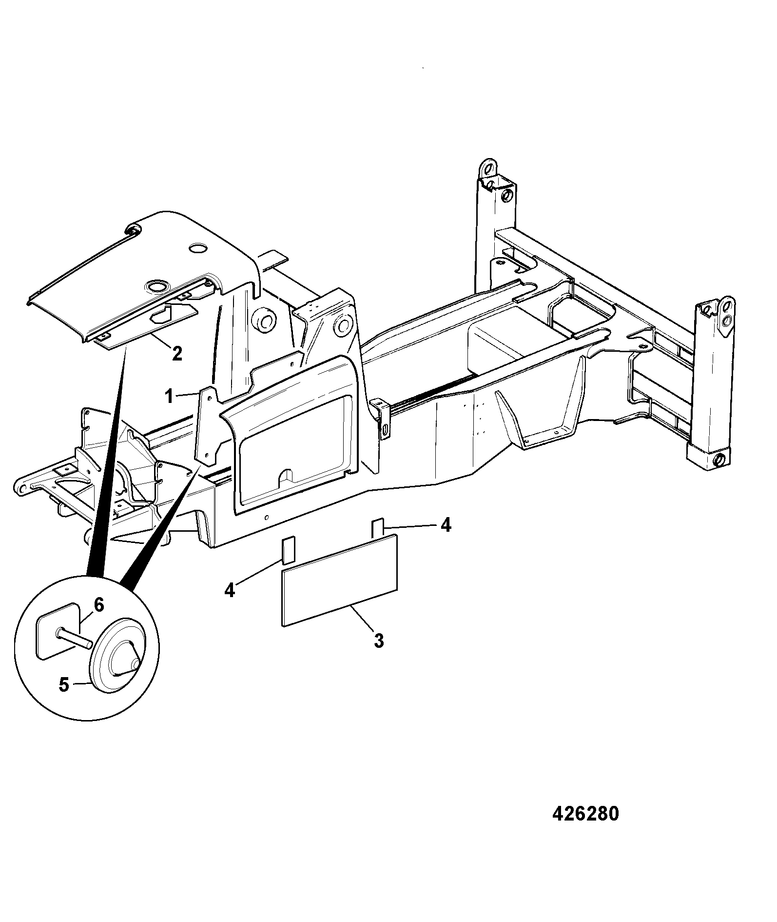 панель 331/33247 JCB