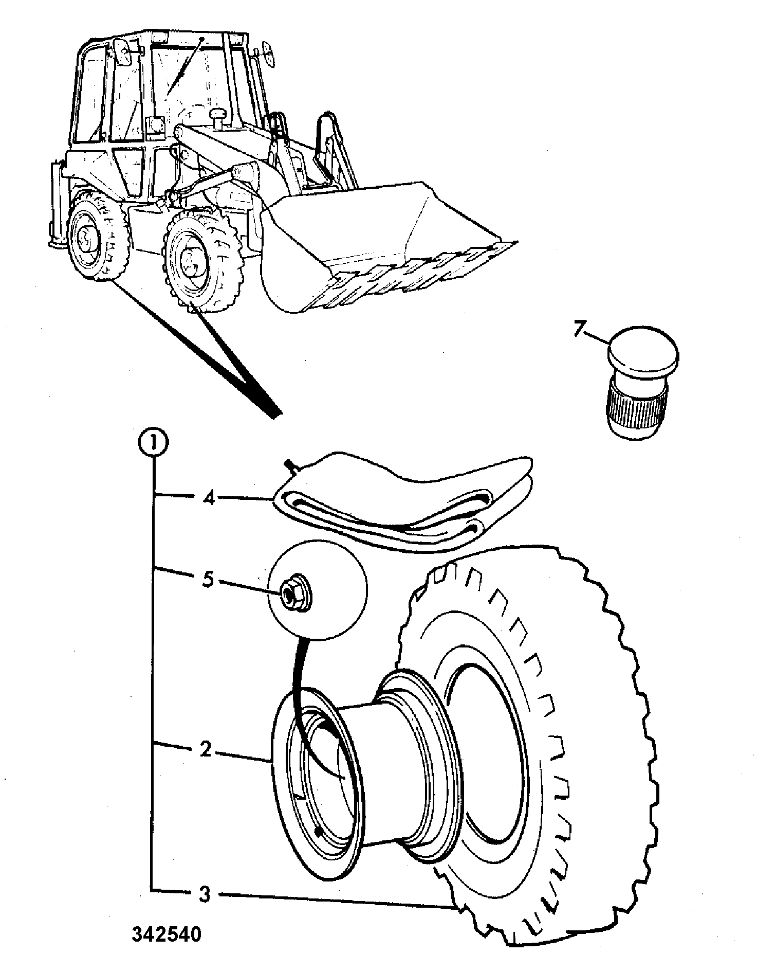 колесо 331/26025 JCB