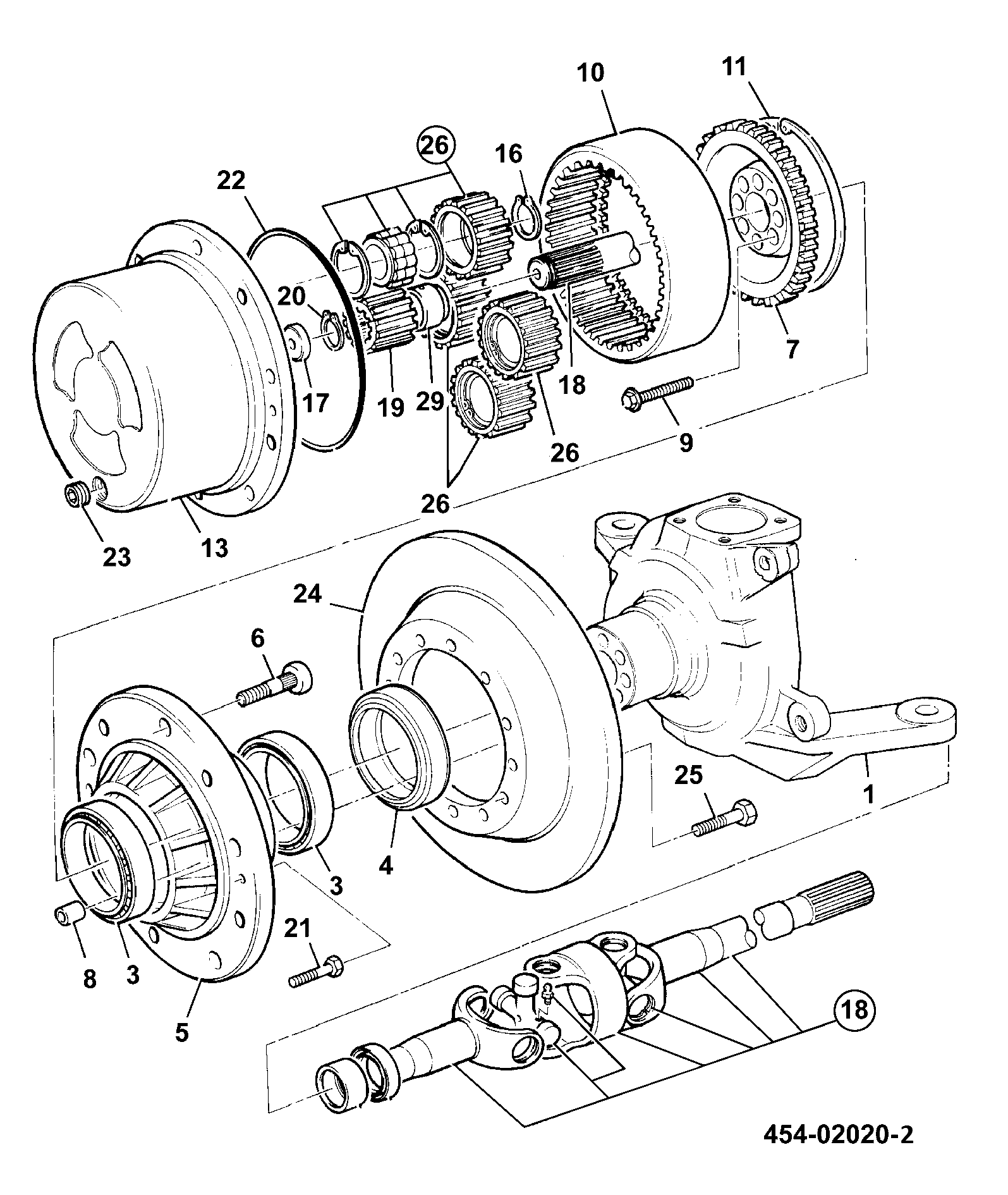 Колесо 458/M4045 JCB