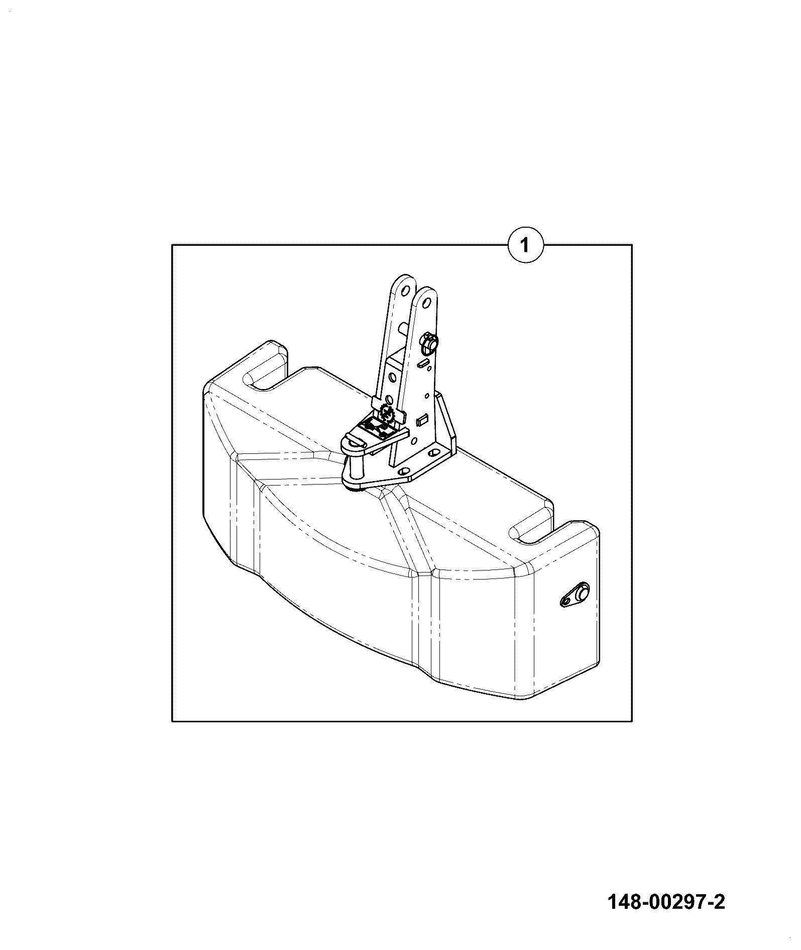Противовес 335/C0925 JCB