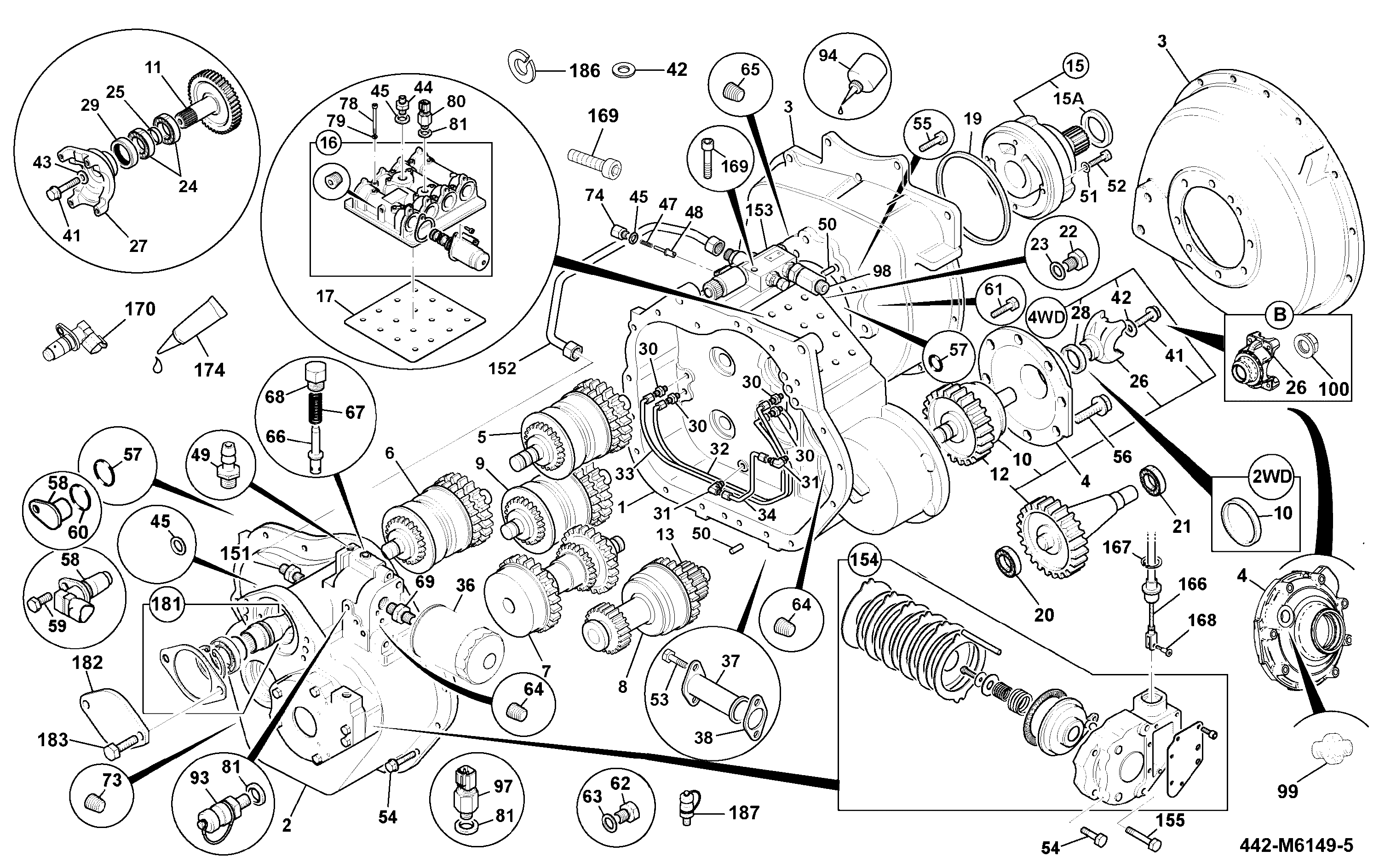Корпус 459/M7630 JCB