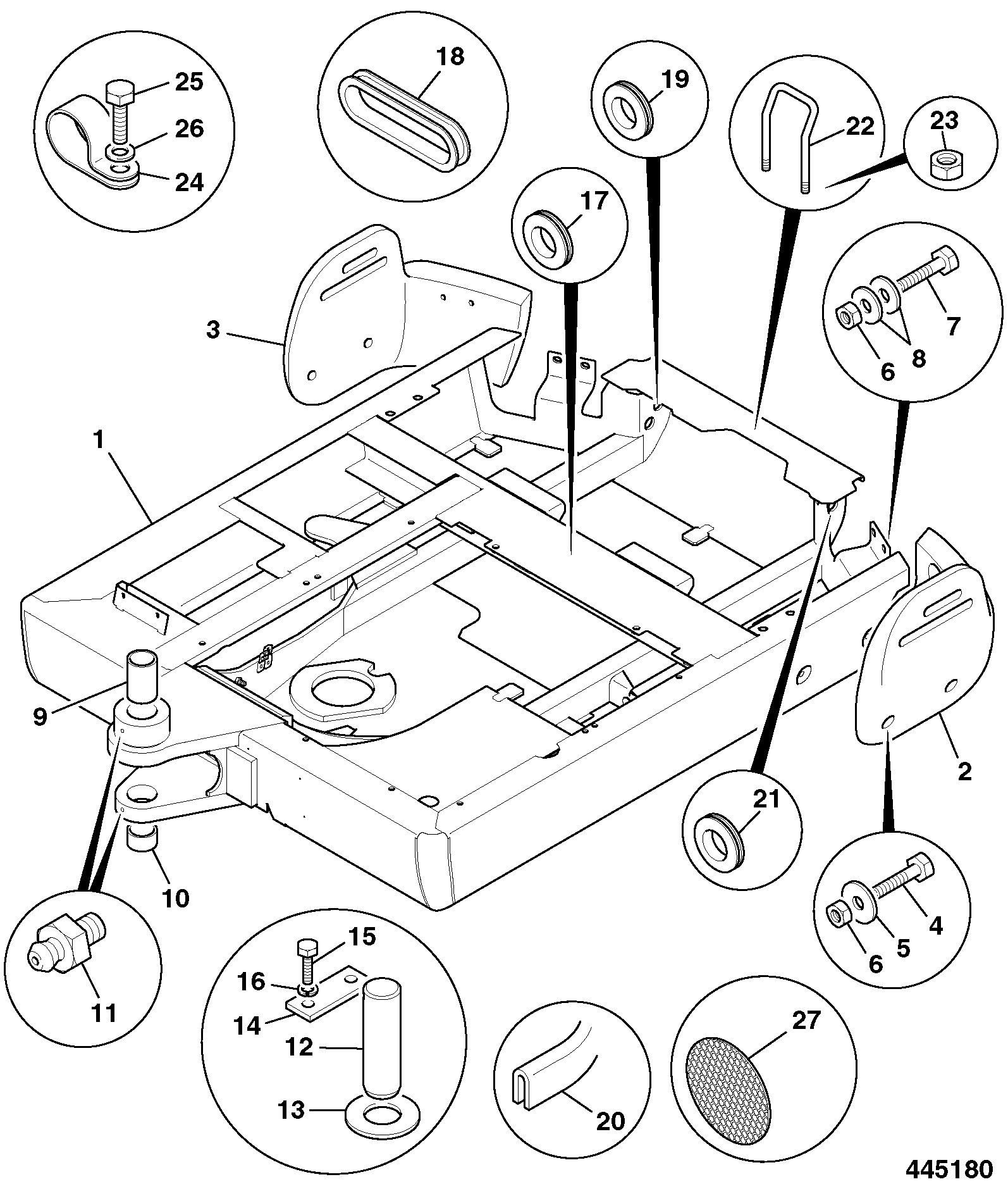 панель 331/52877 JCB