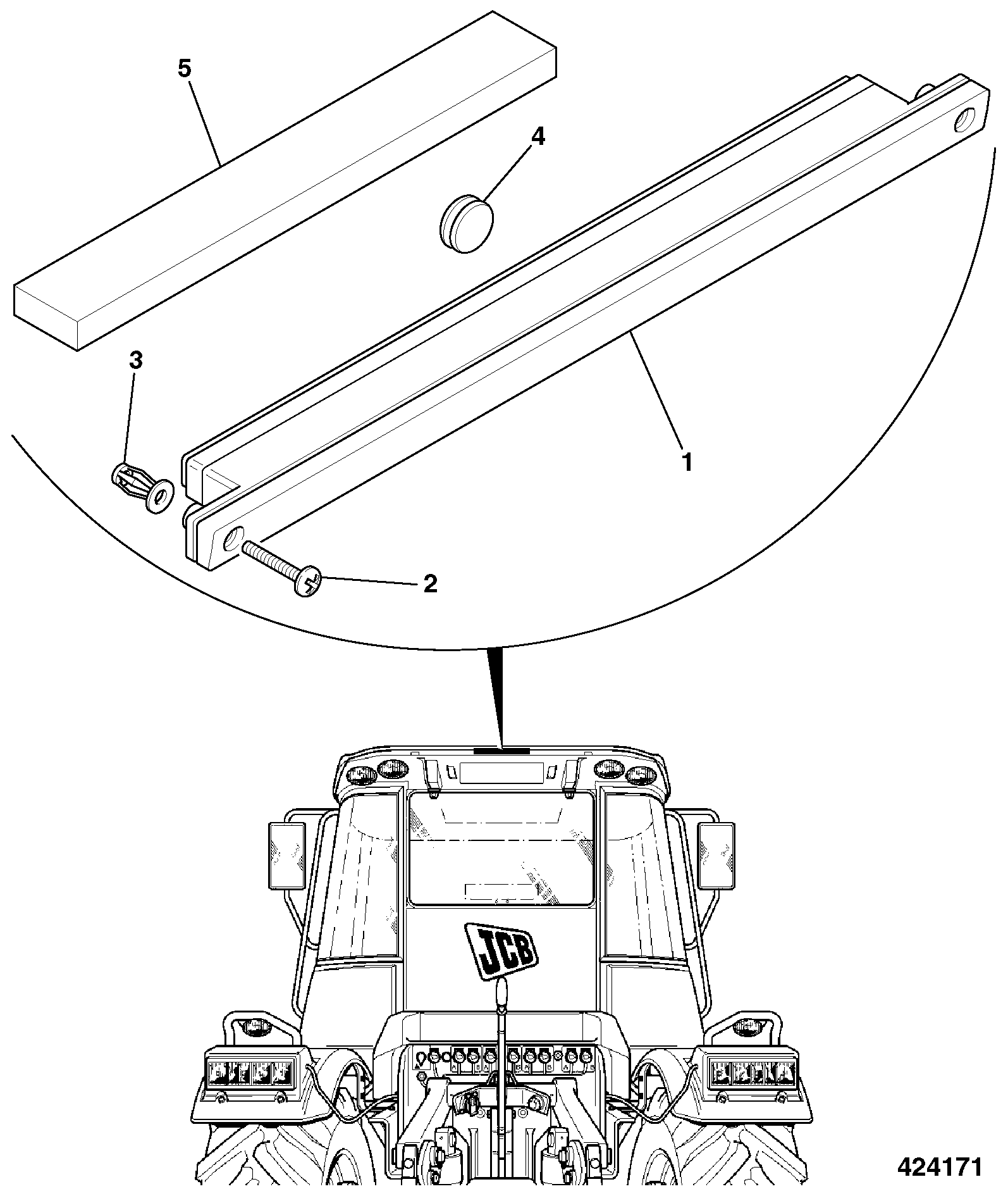 Пенопласт 331/39790 JCB