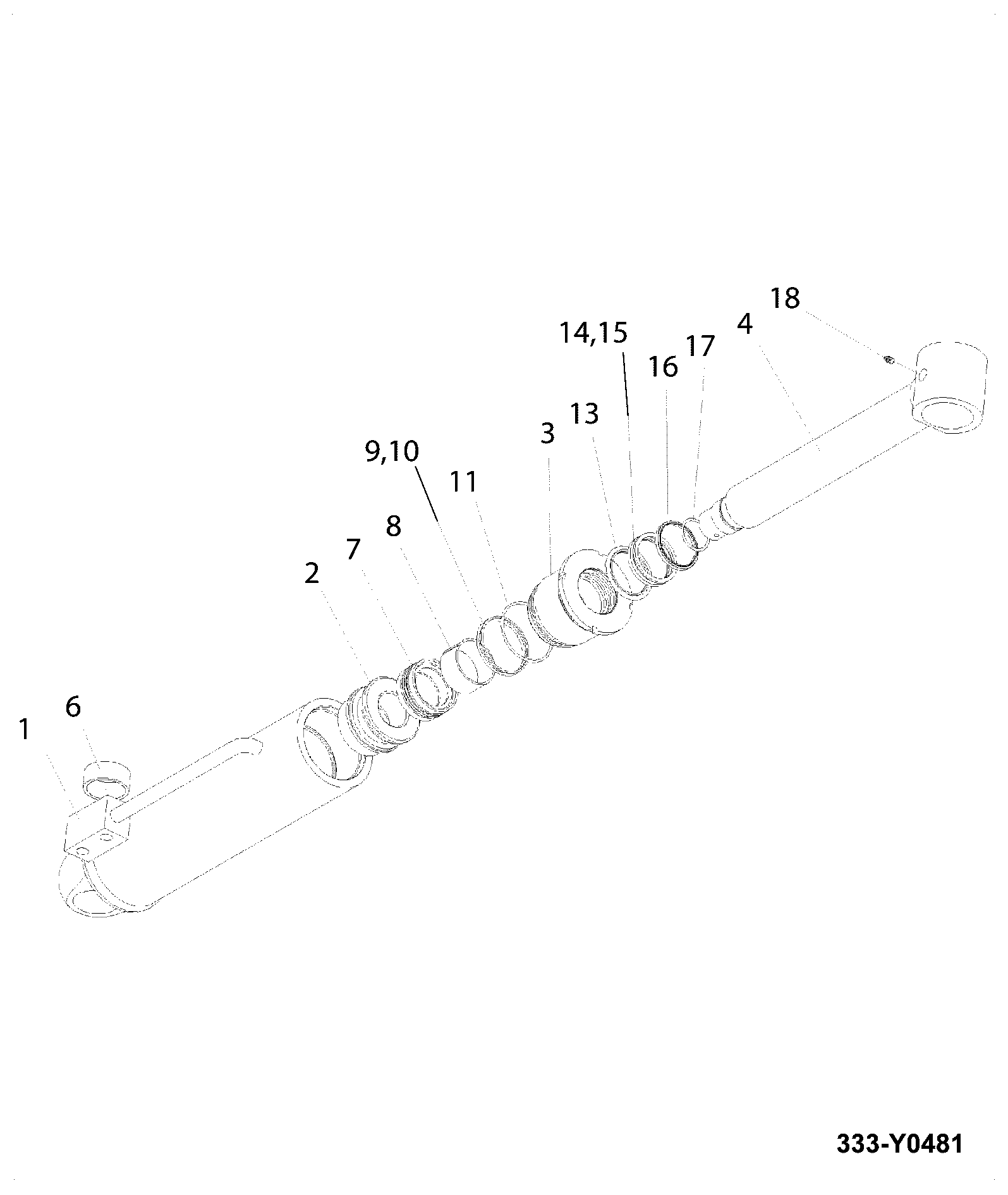 Уплотнение 333/Y0475 JCB