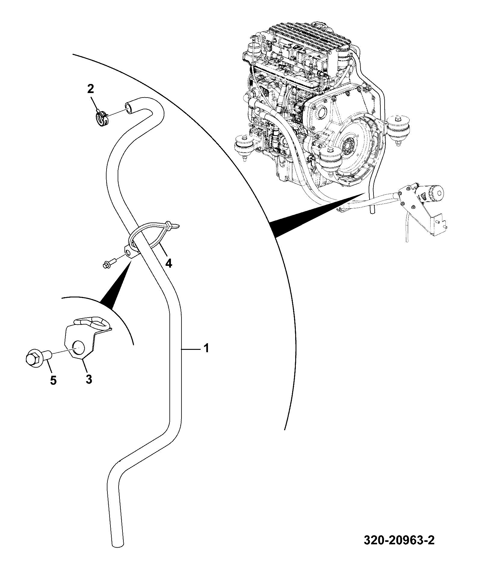 Шланг 320/07793 JCB