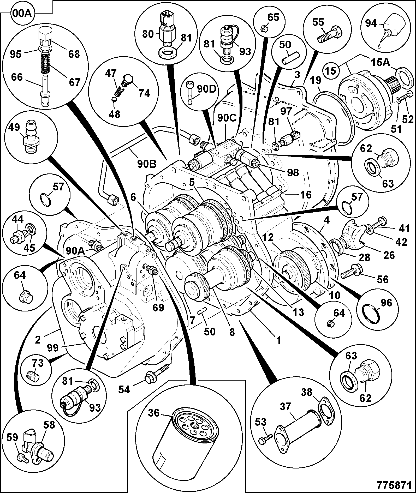 Кожух 459/30389 JCB