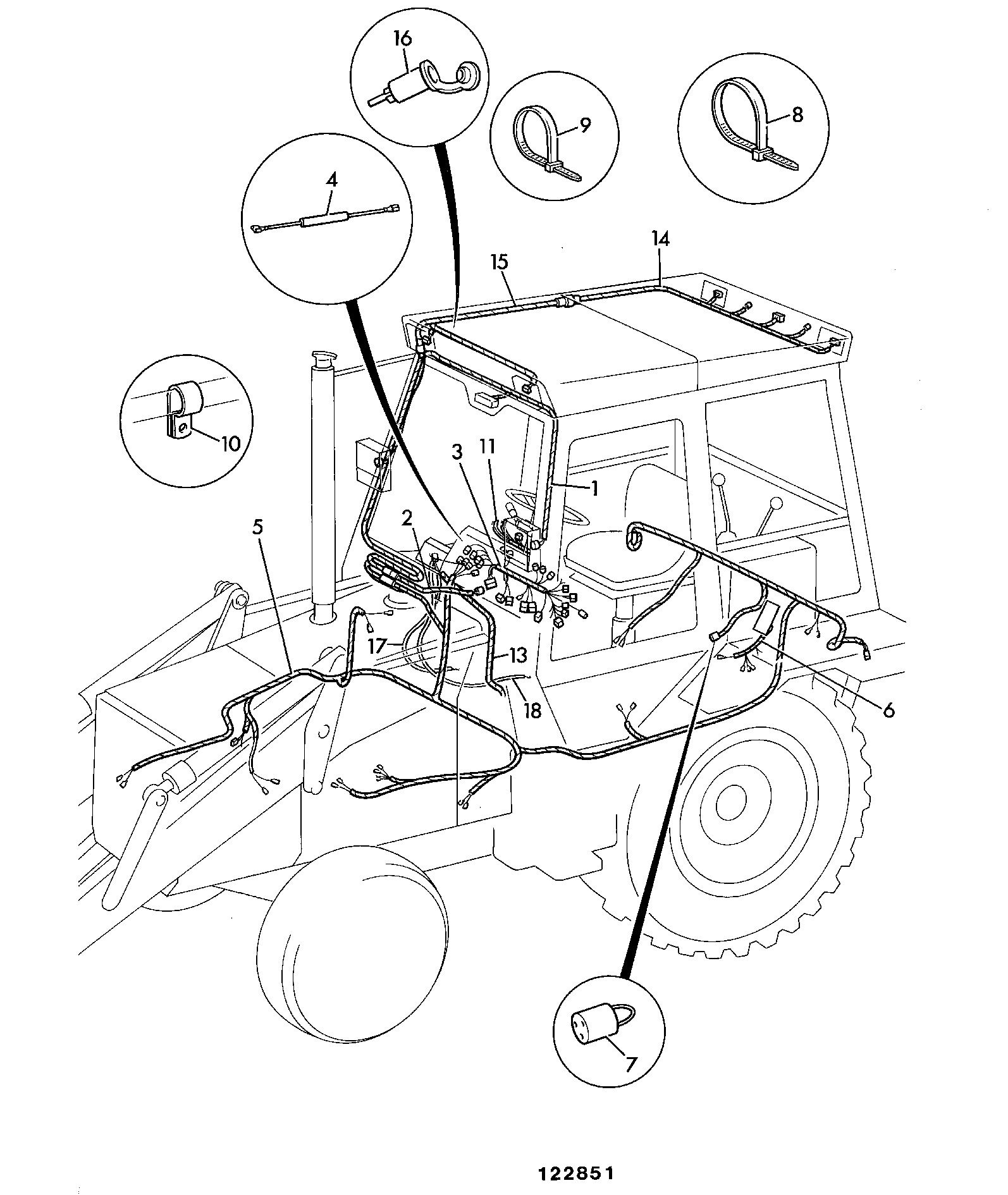 Жгут проводов 706/99900 JCB