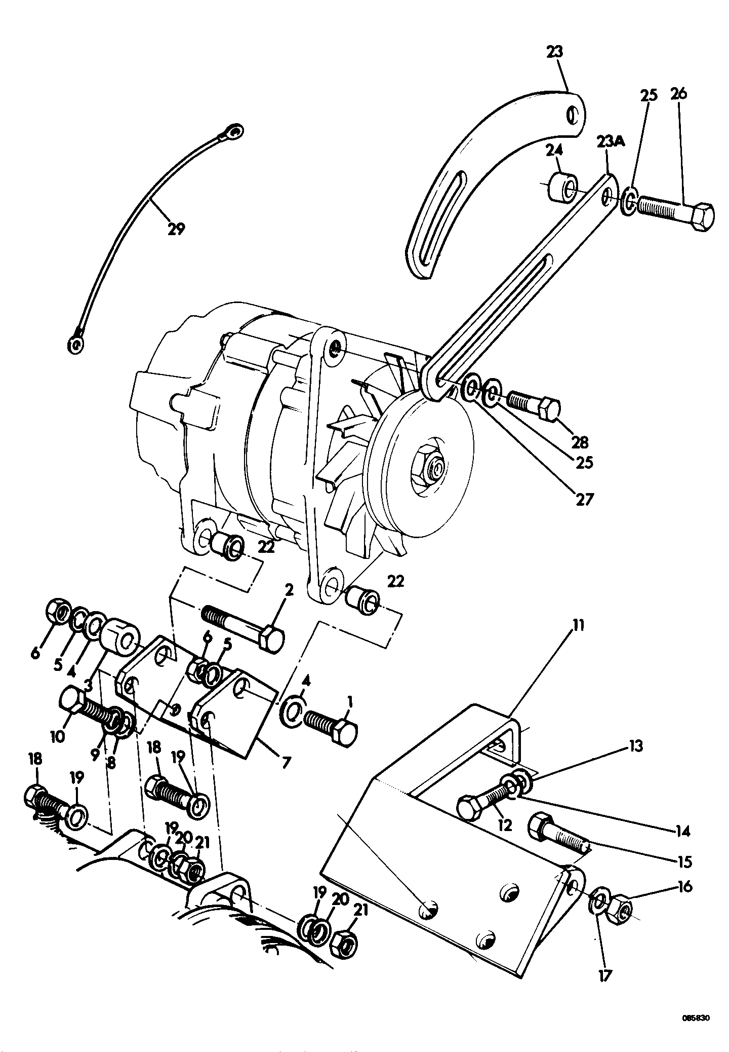 Распорка 262/13703 JCB