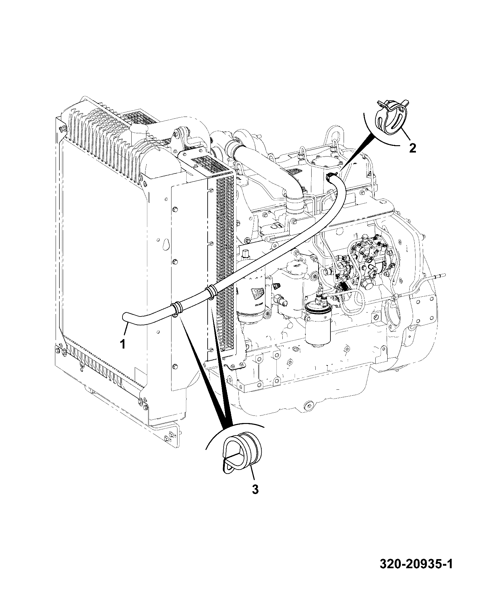 Шланг 320/04498 JCB