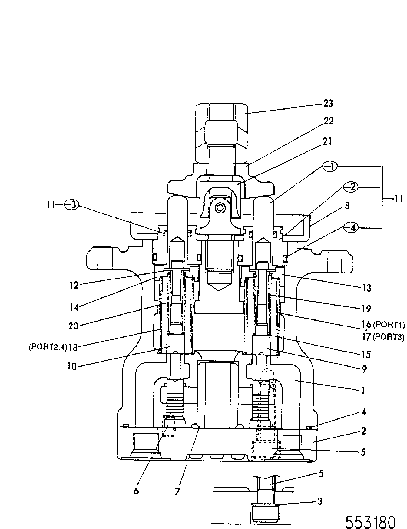 Уплотнение LEC0011 JCB
