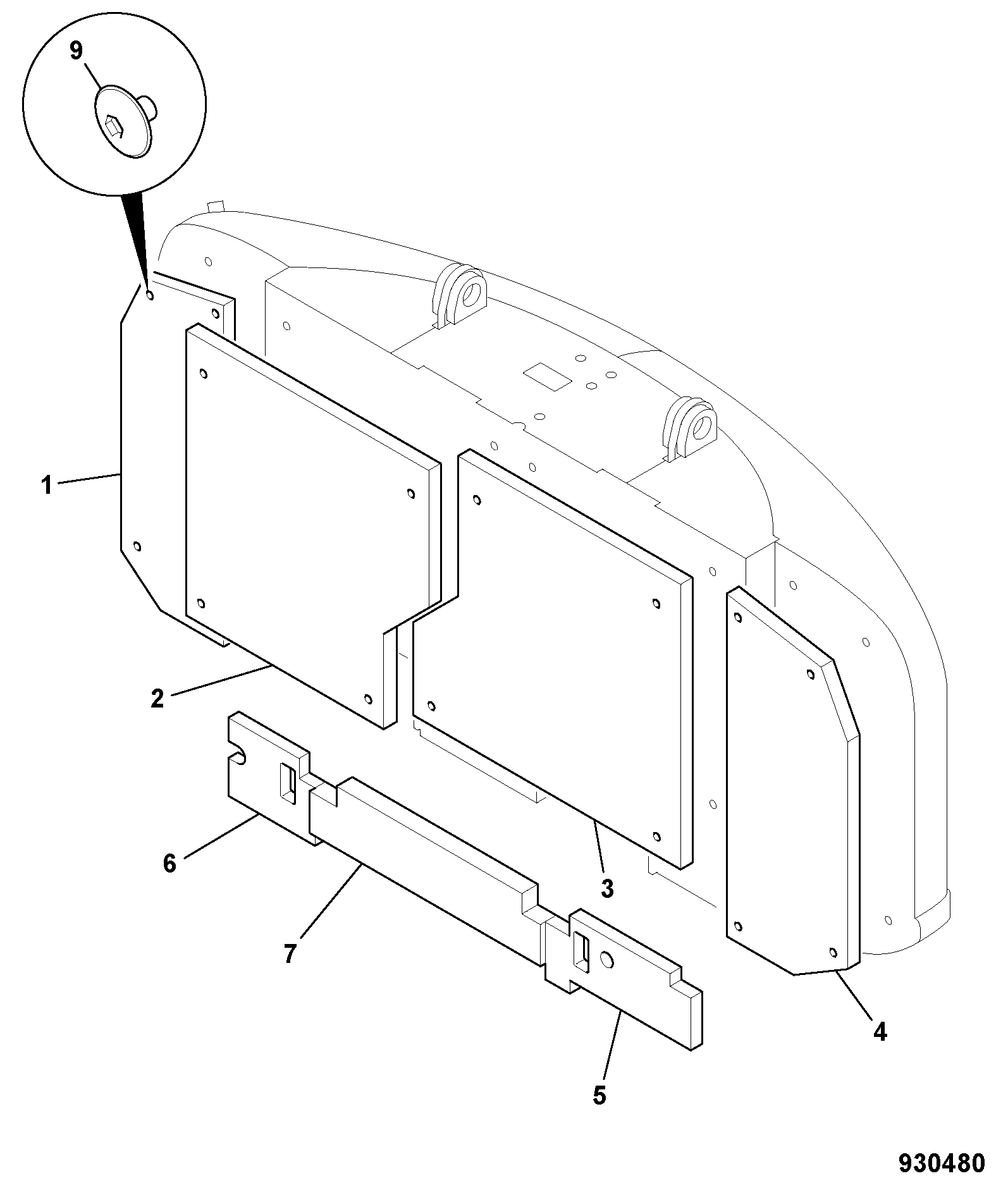 Комплект 332/J4115 JCB