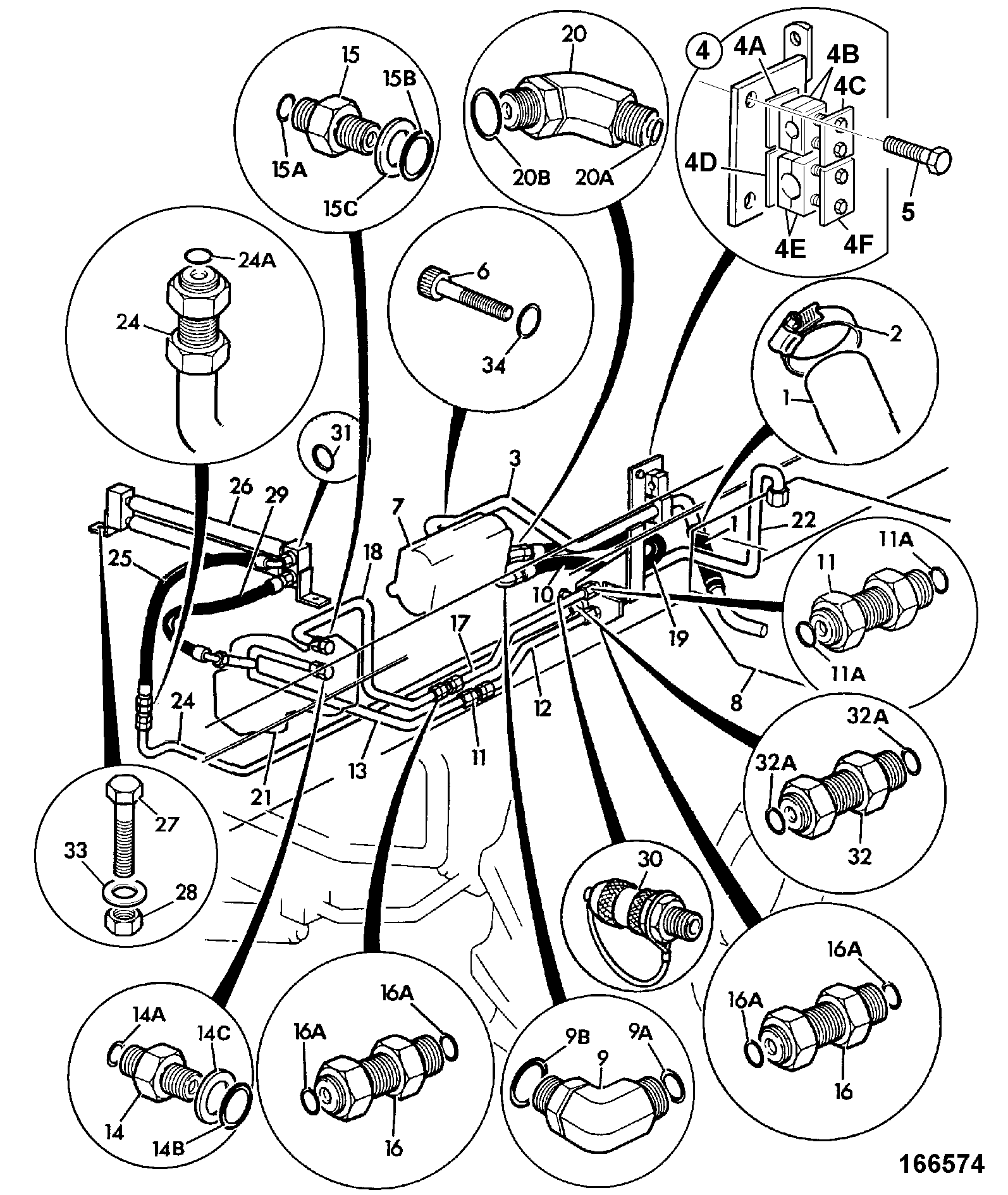 Шланг 749/00400 JCB