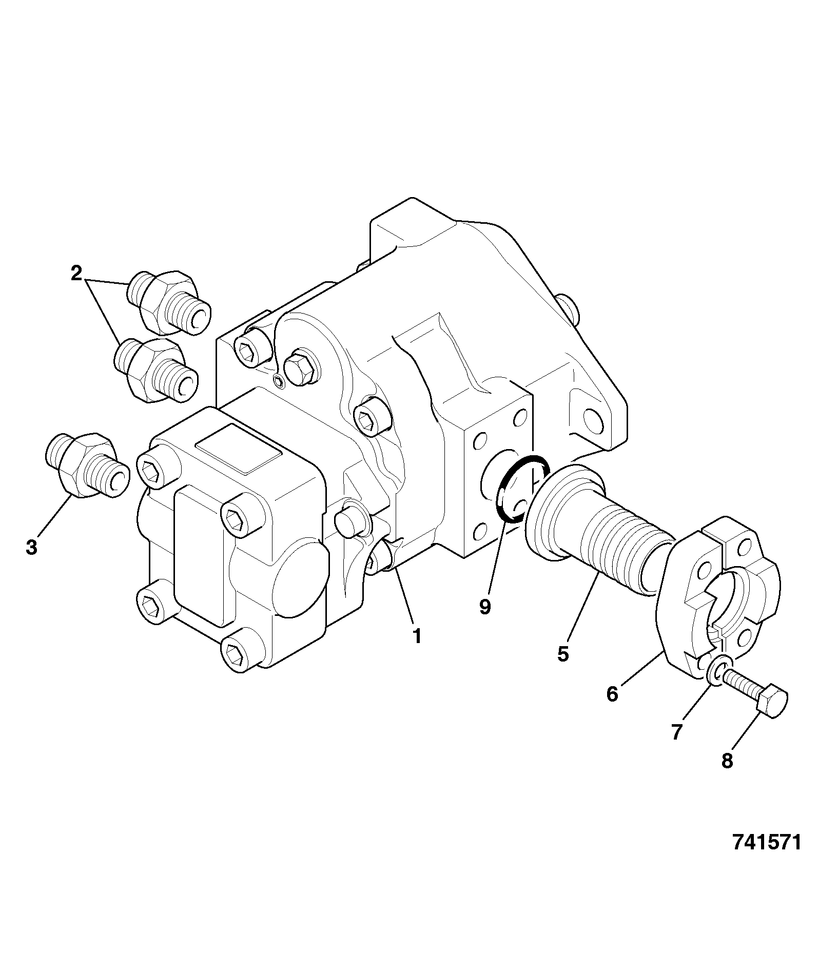 Насос 20/925829 JCB