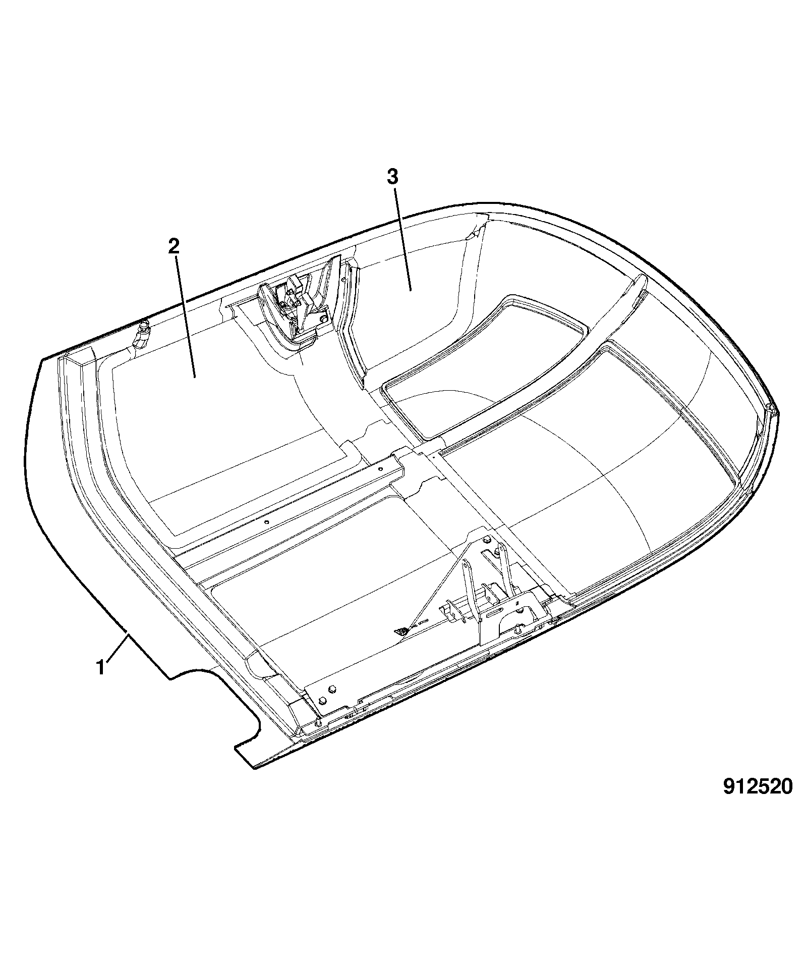 Панель 332/R0098 JCB