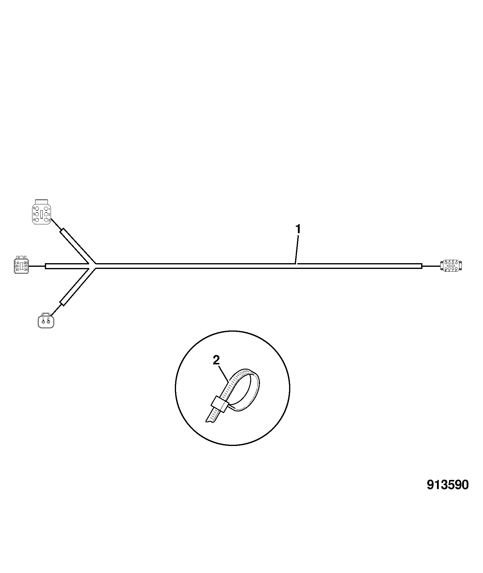 Жгут проводов 721/12281 JCB