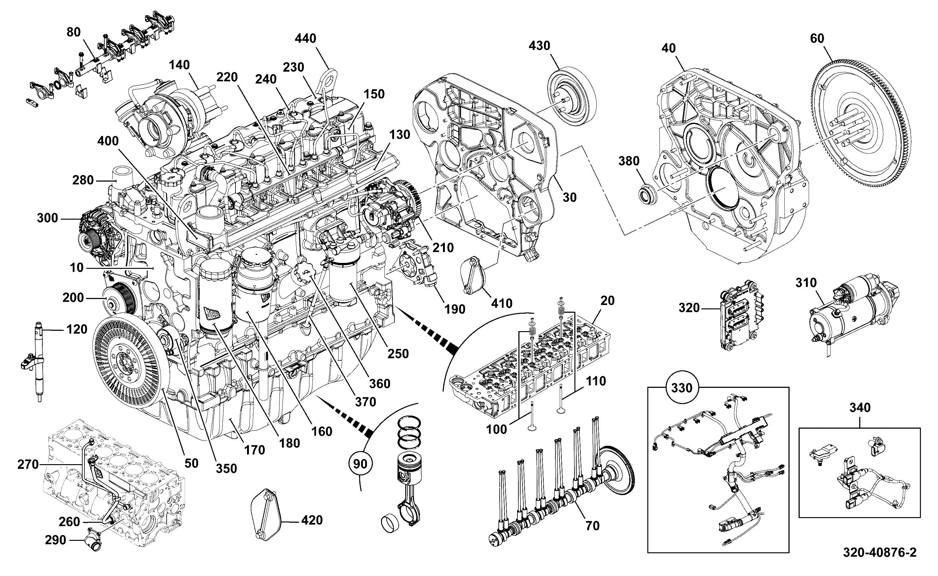 Установка 320/21475 JCB