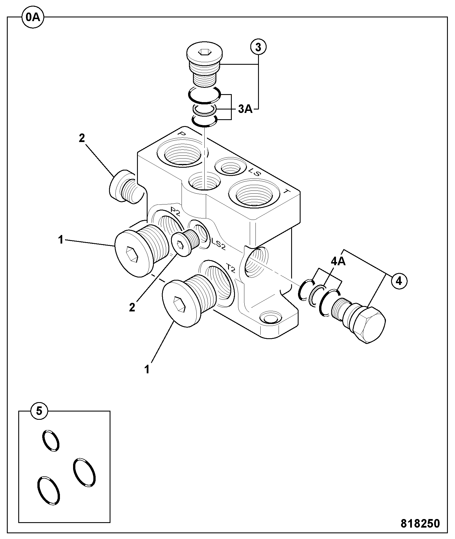 Комплект-пробка 25/223221 JCB