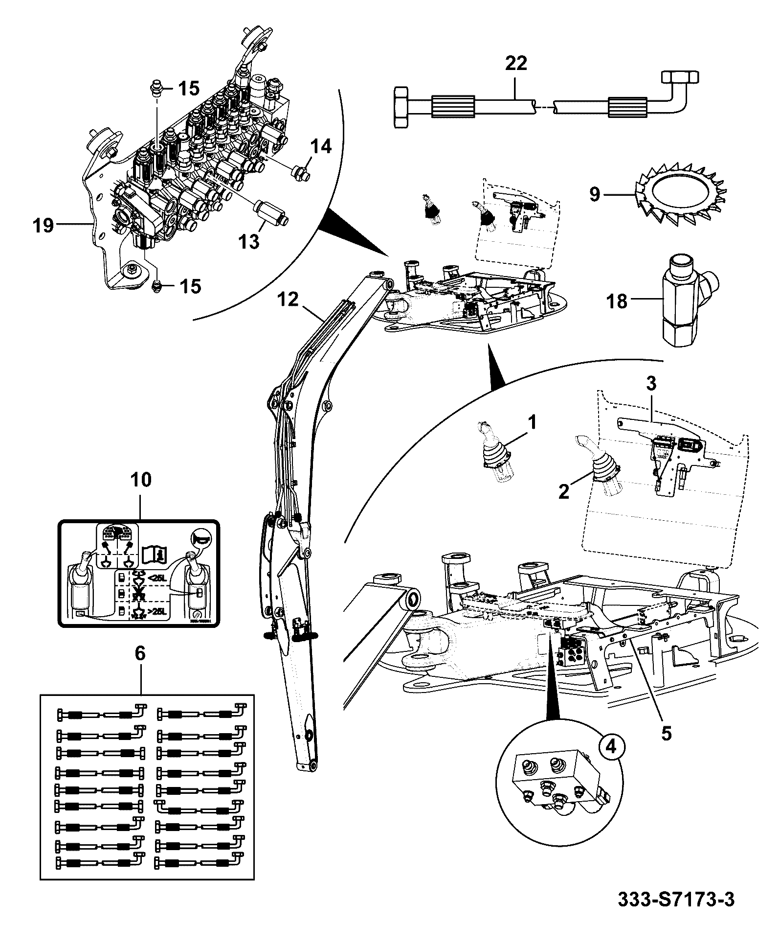 Шланг 333/S2298 JCB