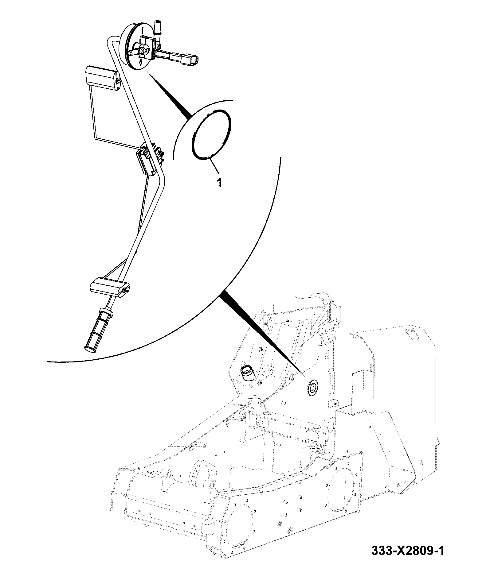 Датчик 333/X2809 JCB