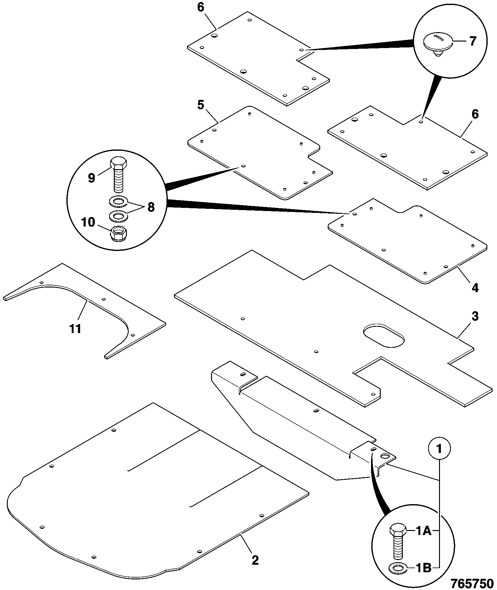 панель 331/44966 JCB