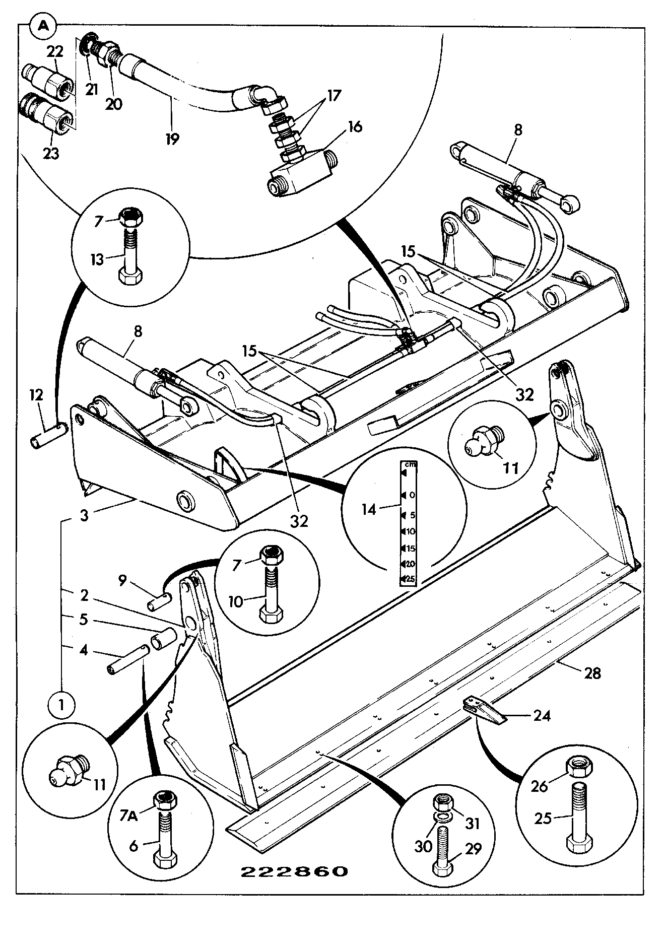 Опорная пластина 993/99391 JCB