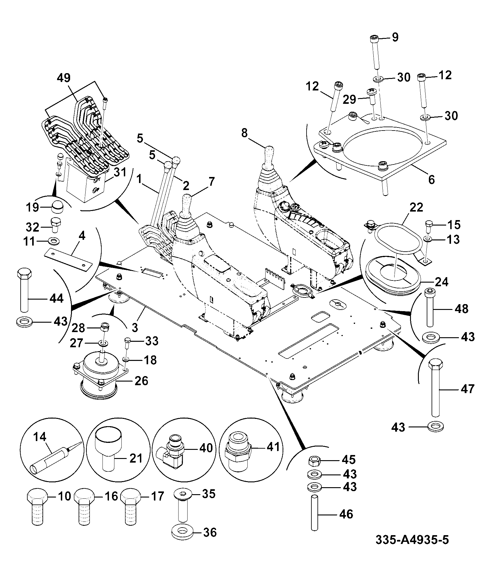 Пластина 335/B0227 JCB