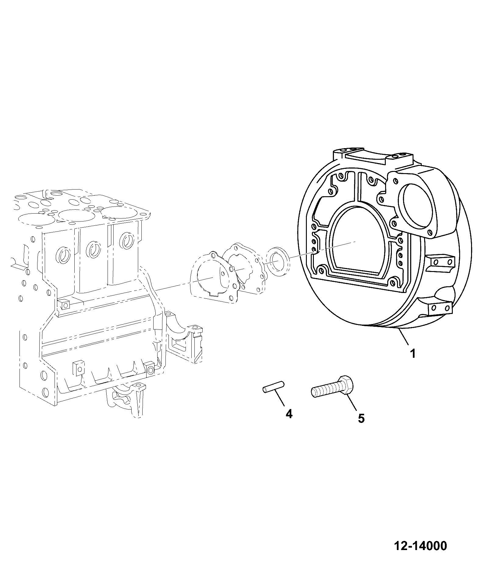Корпус 333/C4345 JCB