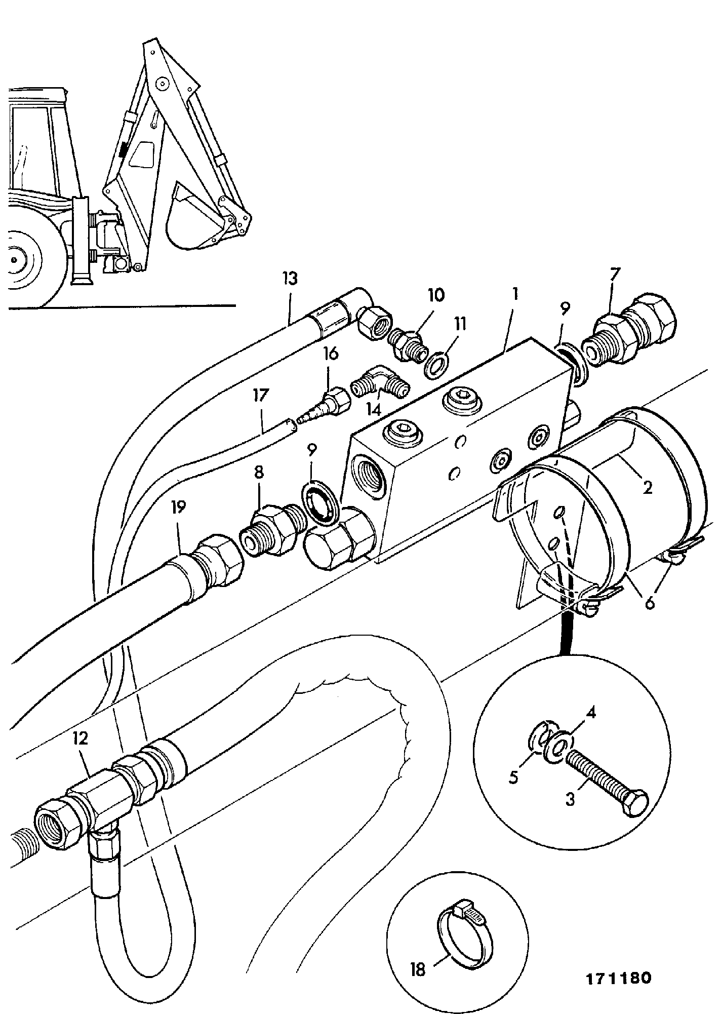 Переходник 816/60225 JCB