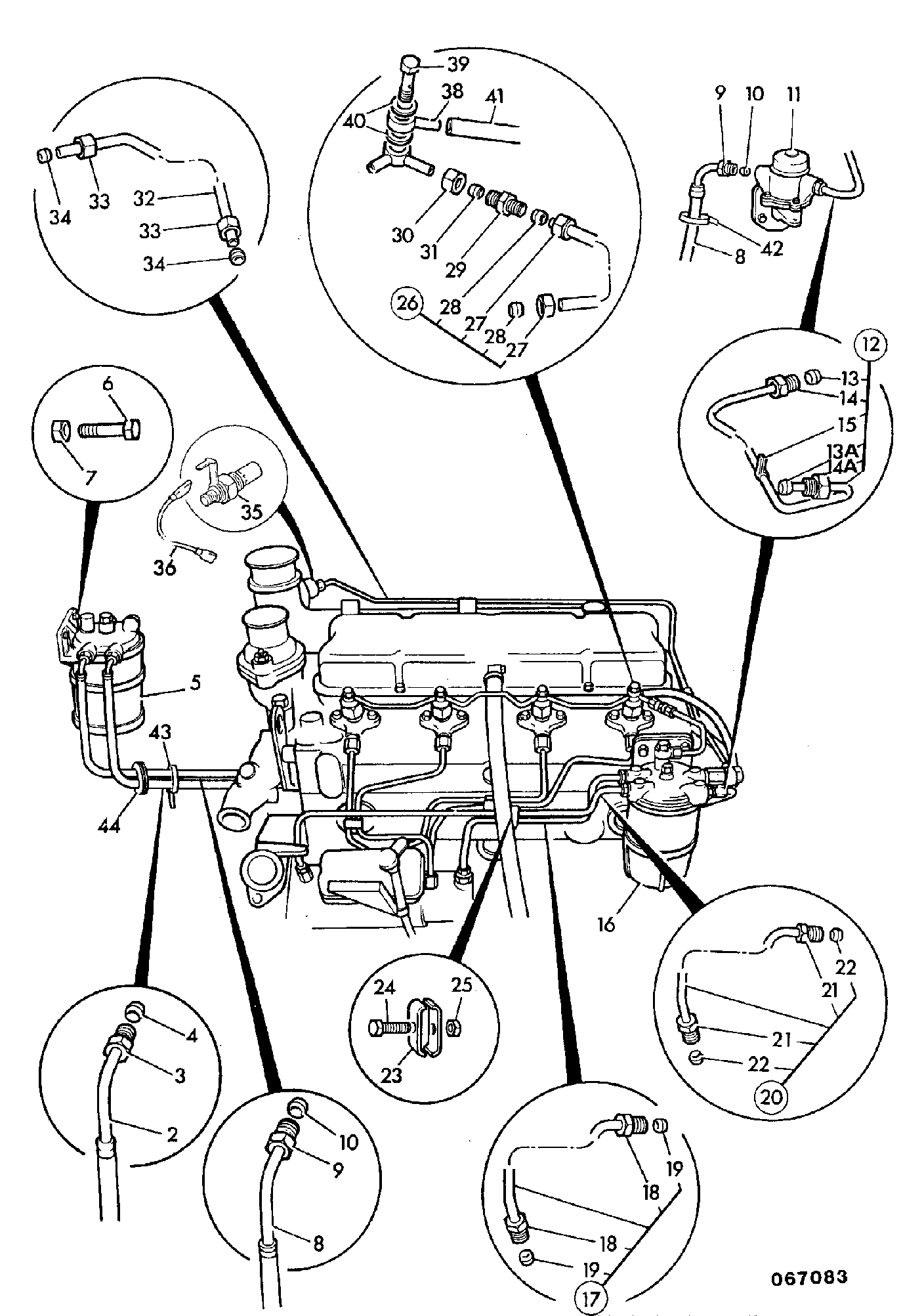 Стяжка 204/07001 JCB