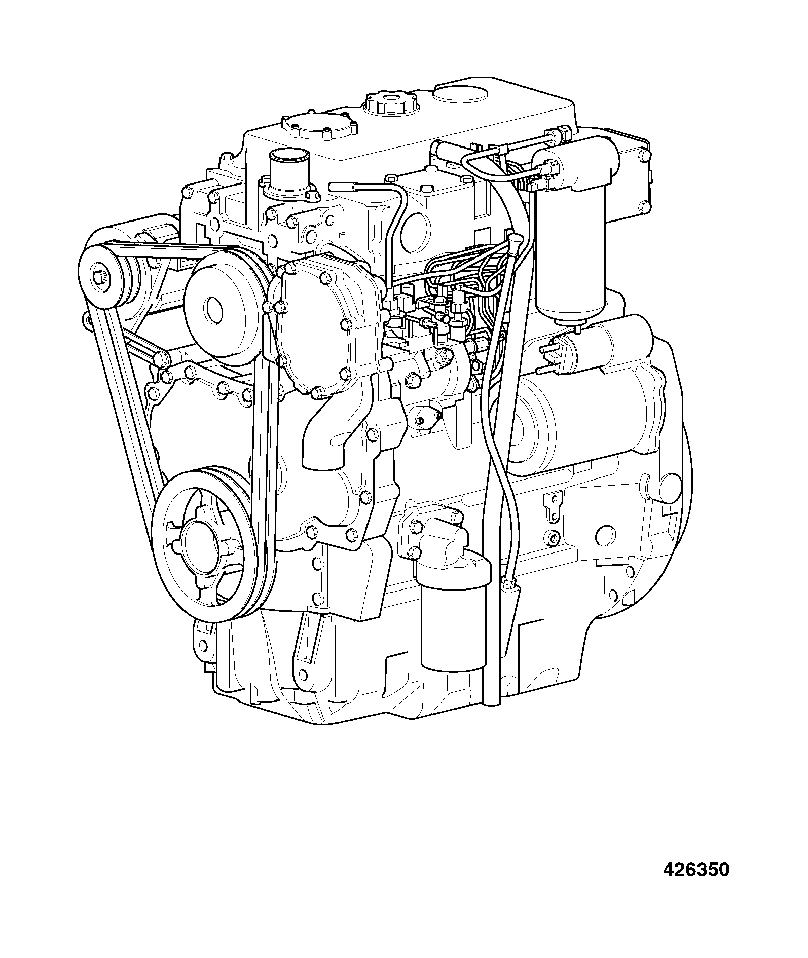 двигатель 01/145258 JCB