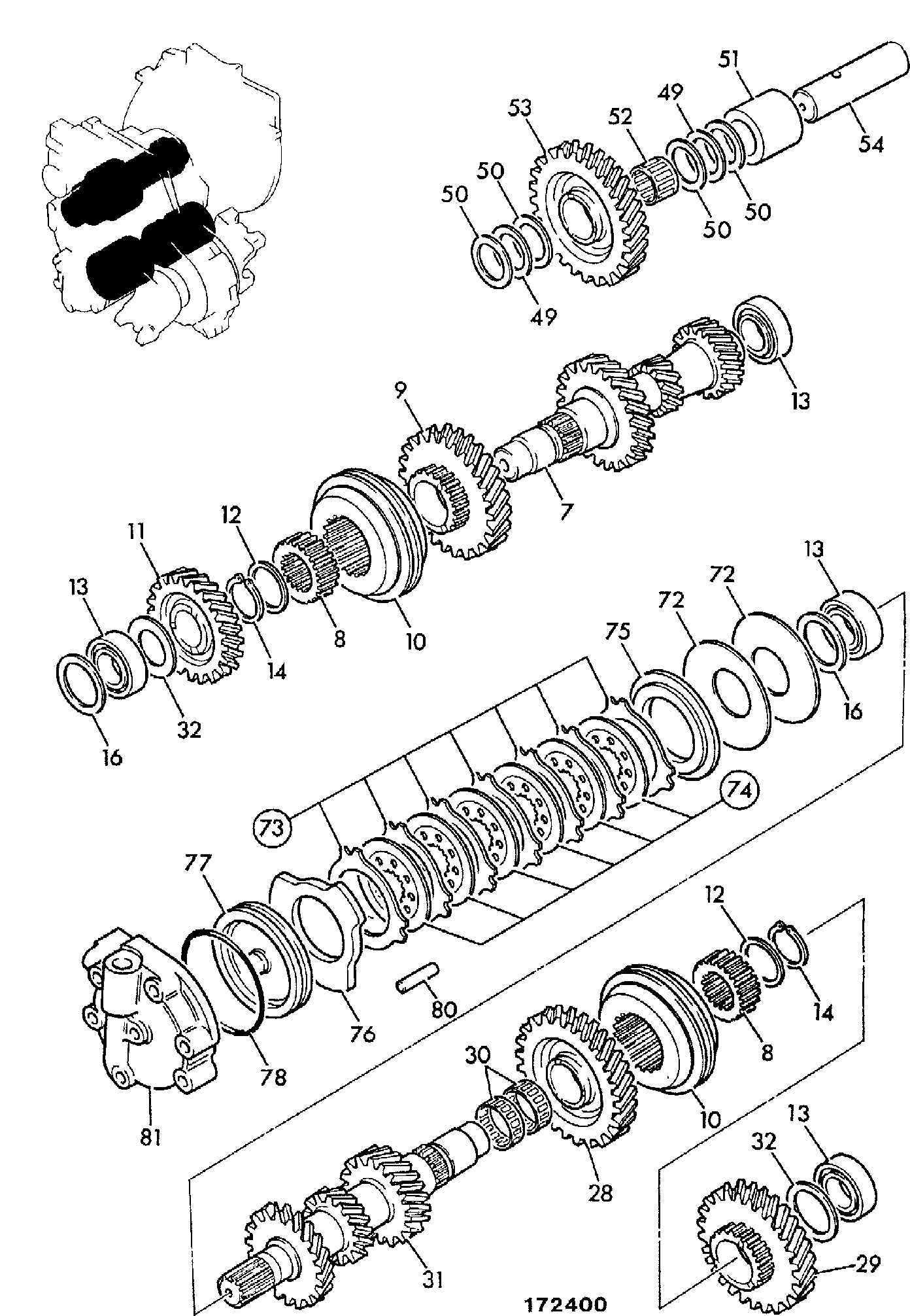 Распорка 445/40111 JCB