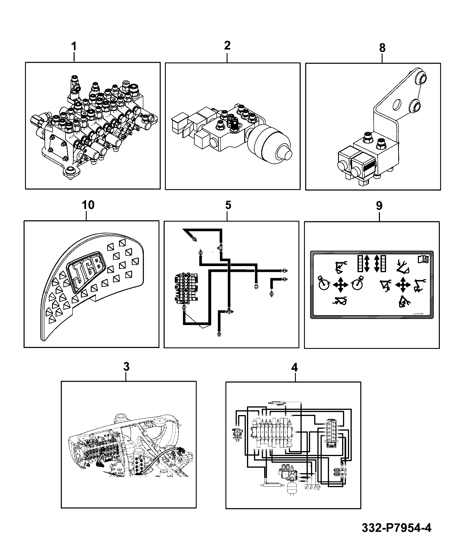 Шланг 332/P7952 JCB