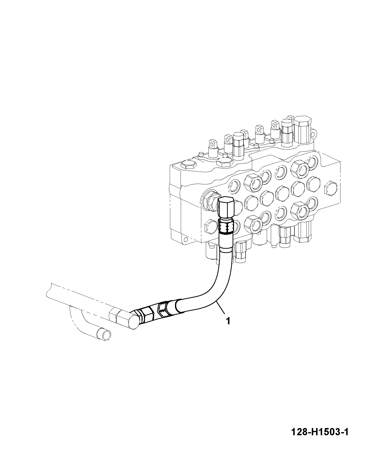 Шланг 335/H1505 JCB