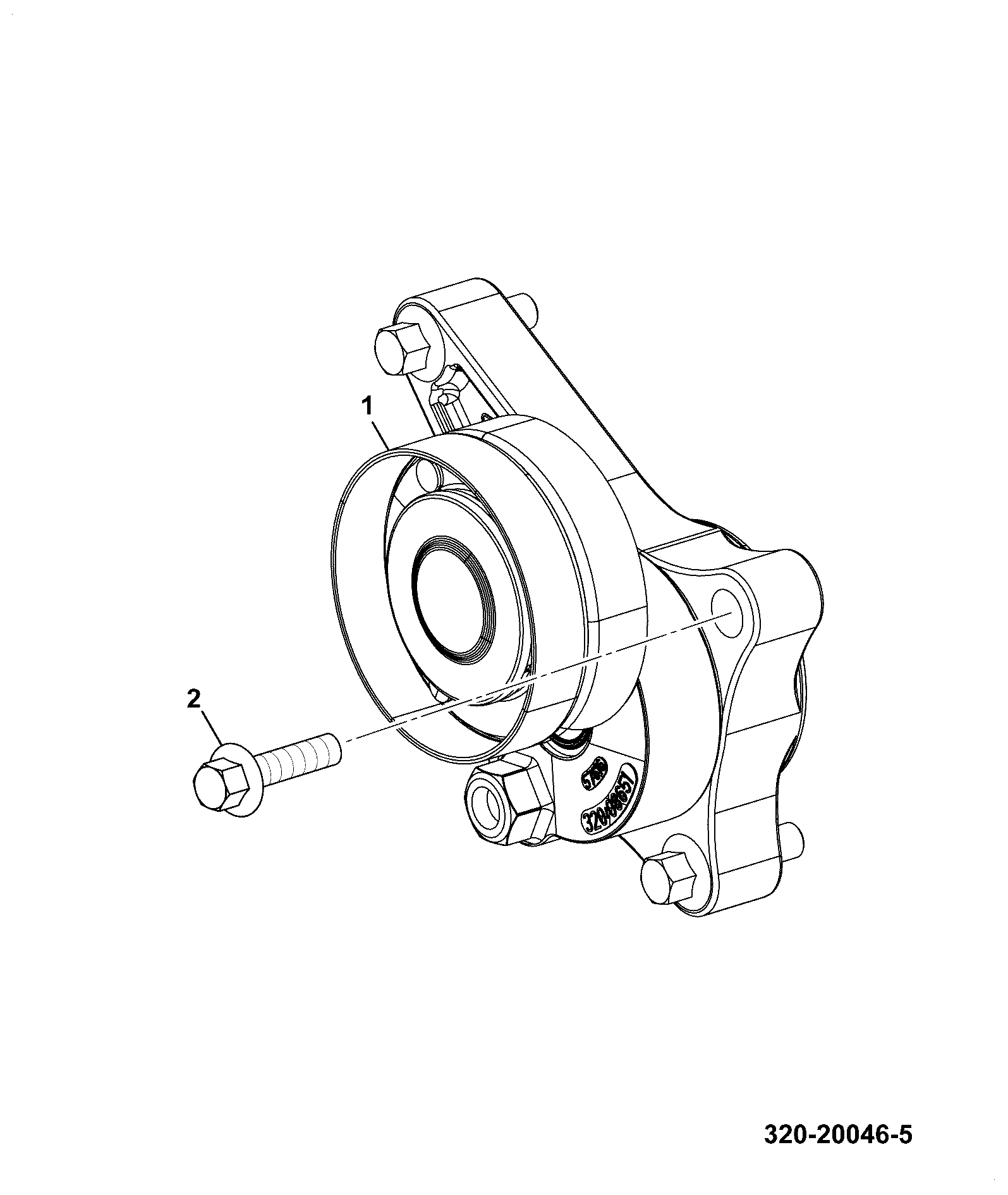 Натяжитель 320/08759 JCB