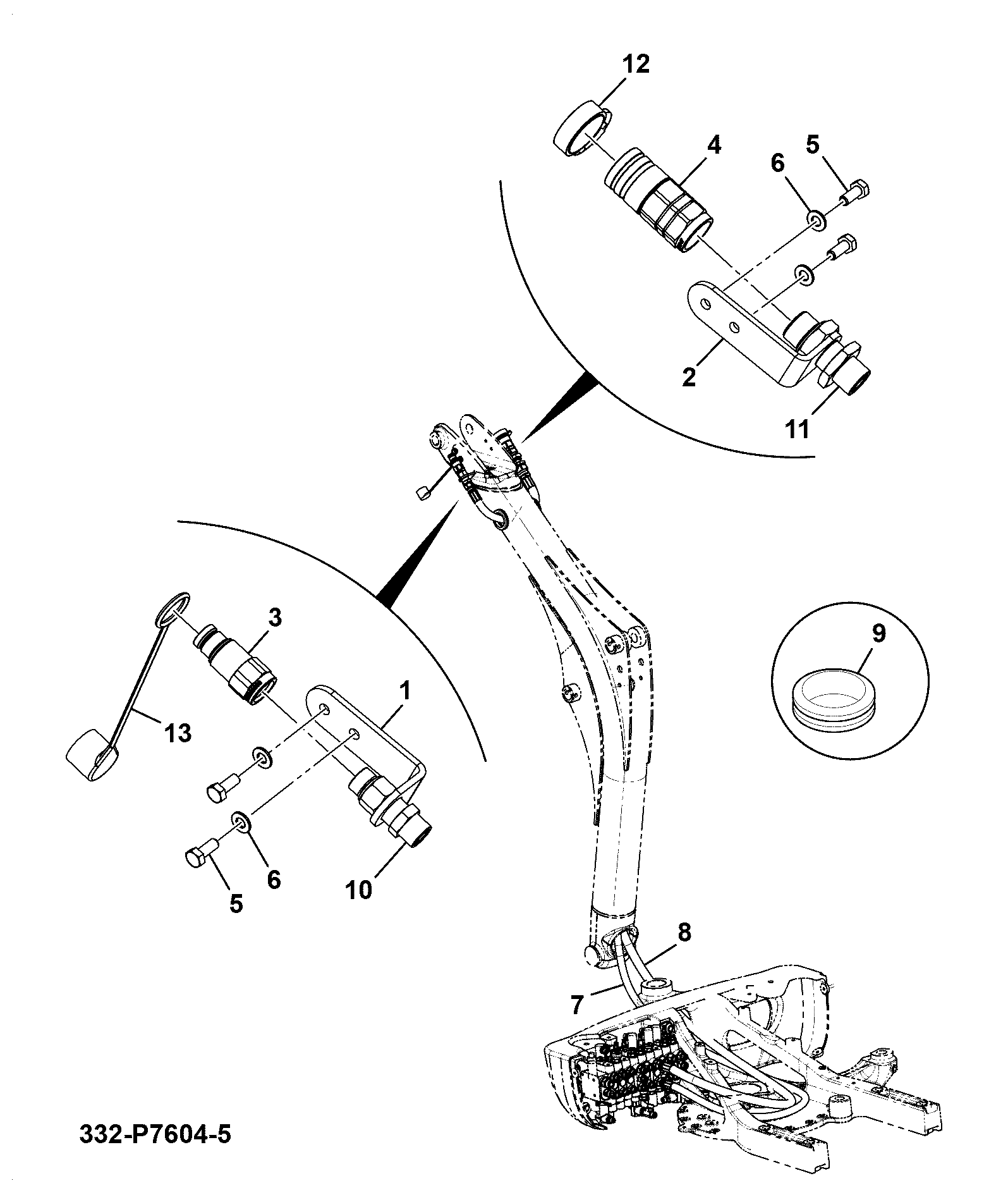 Шланг 332/P8631 JCB