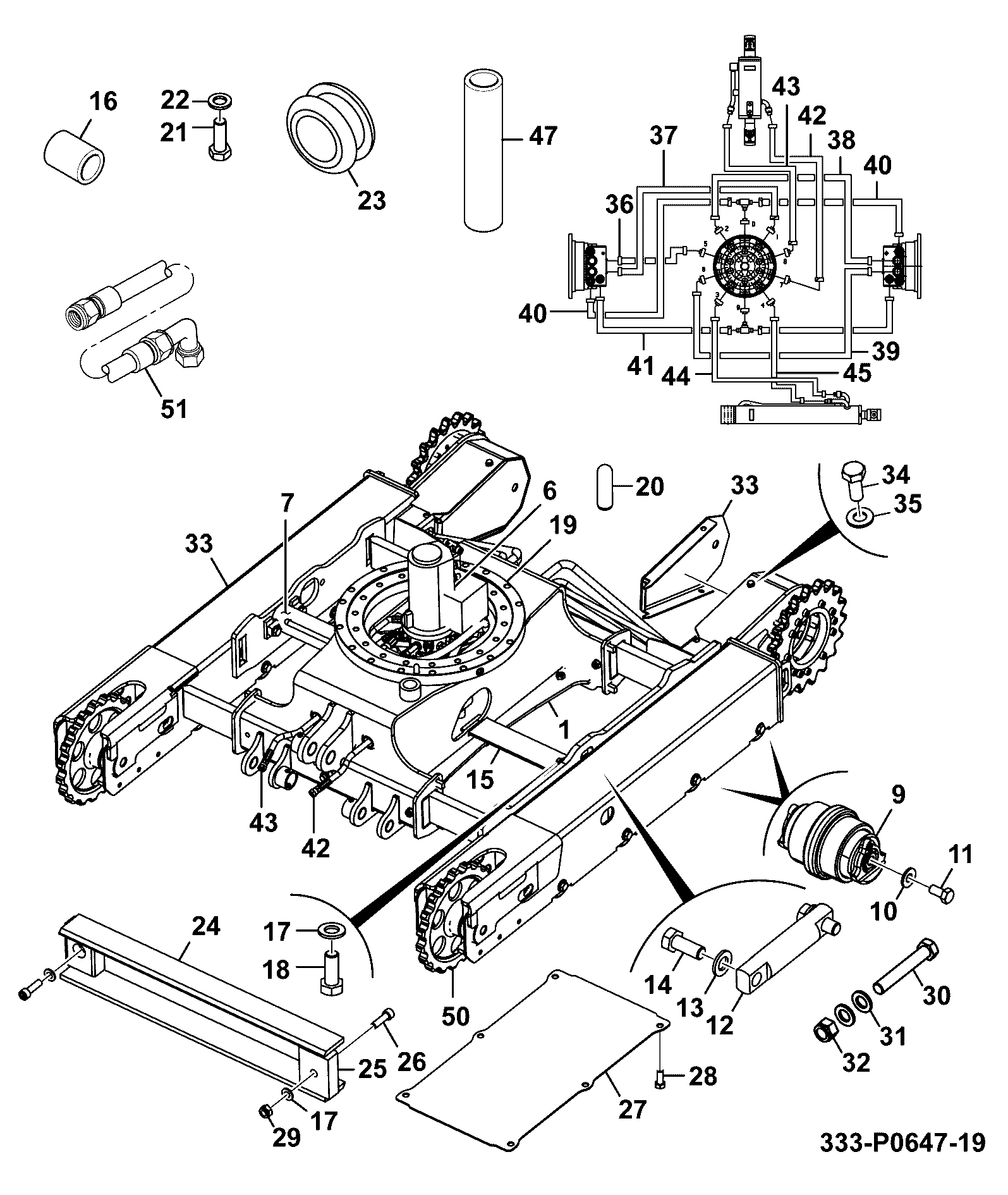 Натяжитель 332/S1586 JCB
