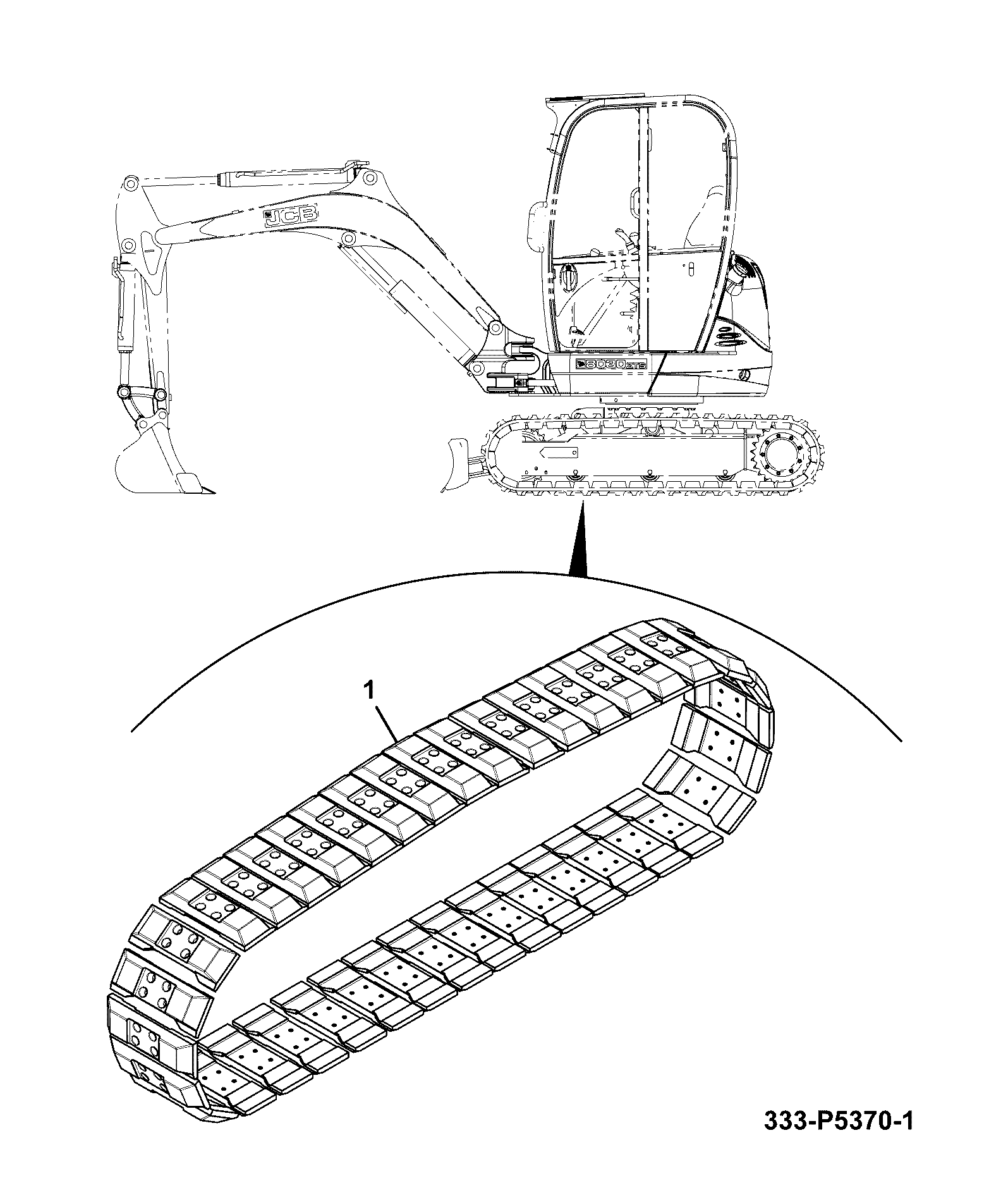 Резина 333/P5370 JCB