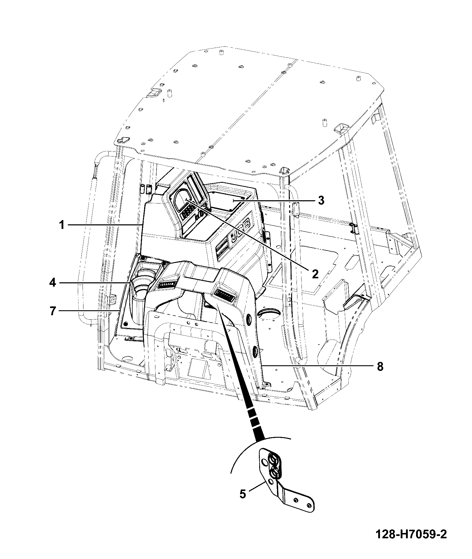 Установка 128/H7061 JCB