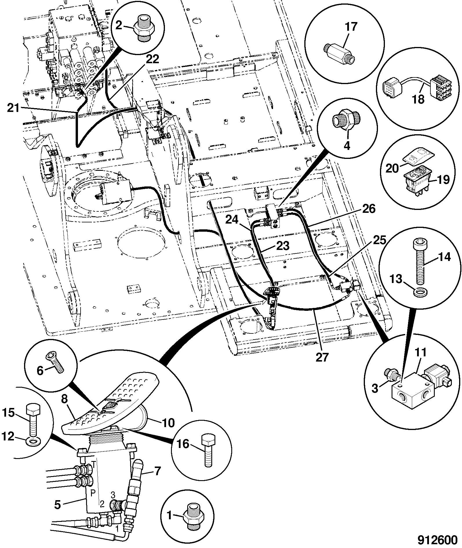 Шланг JLJ0320 JCB