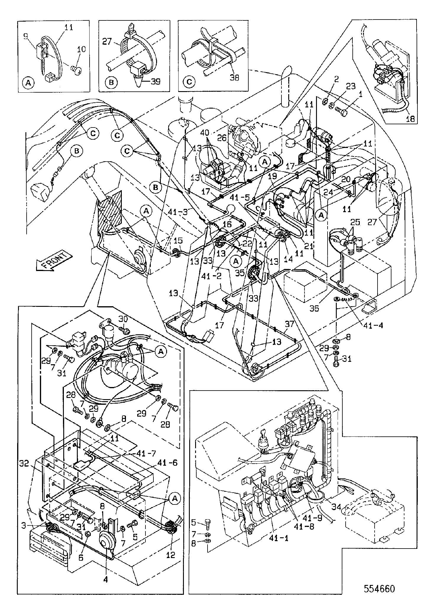кабель KAR0147 JCB