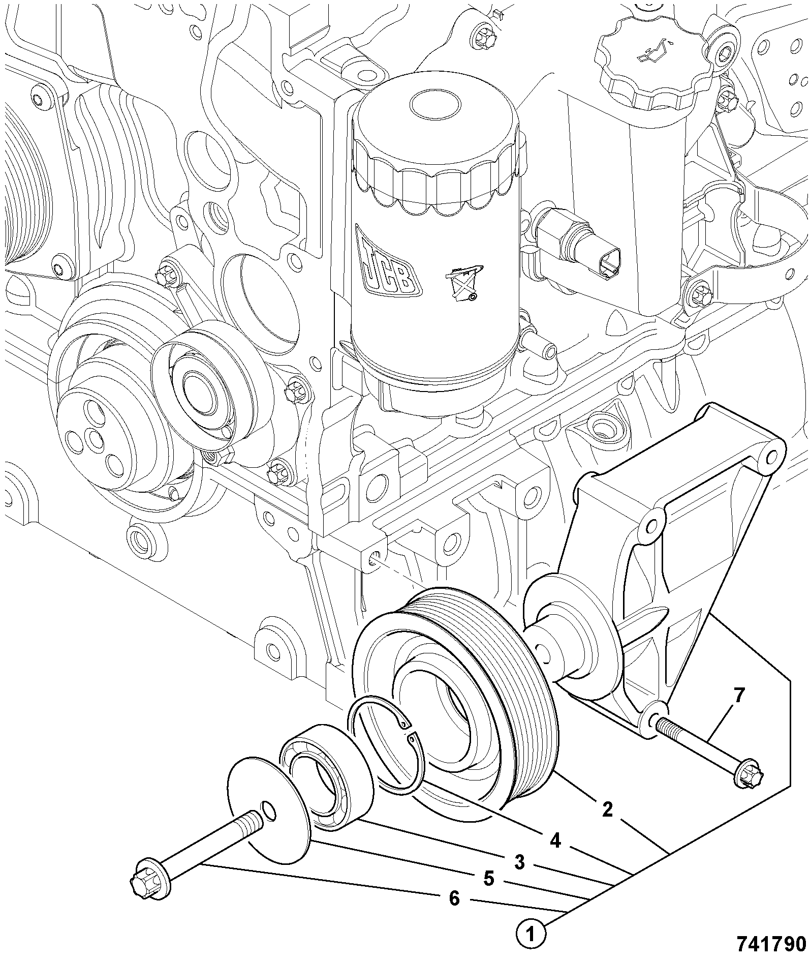 установка 128/16091 JCB