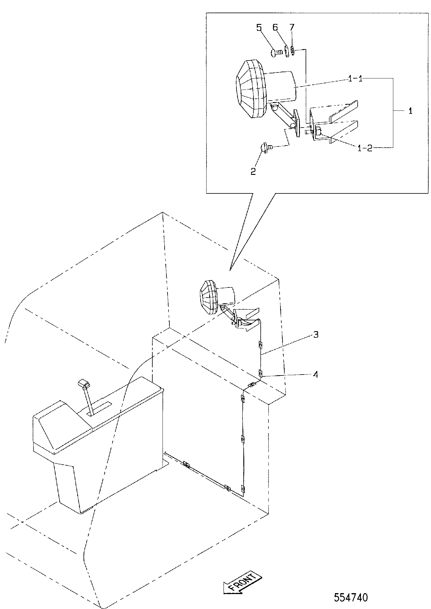 Винт KHR0619 JCB