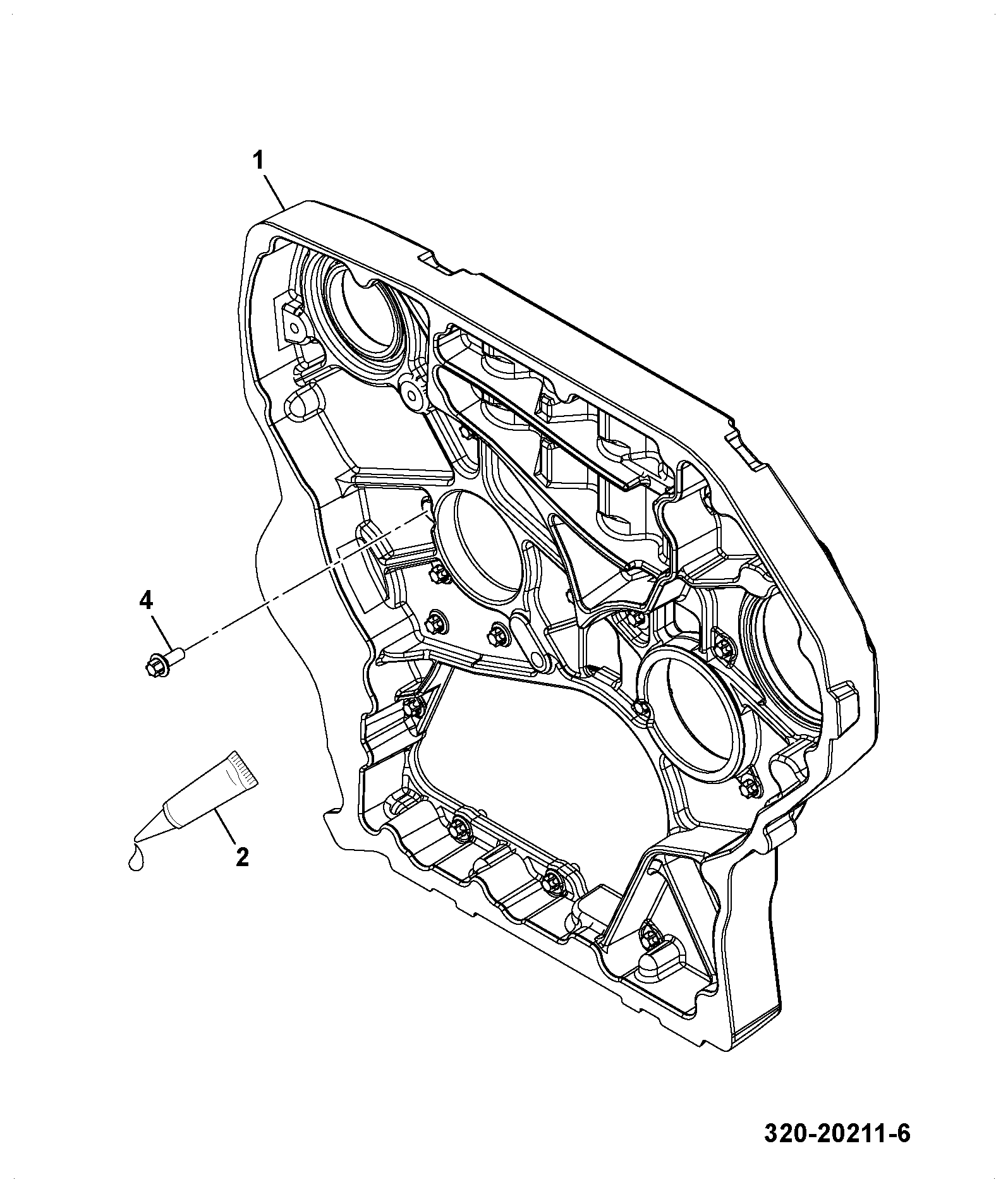 кожух 320/05367 JCB