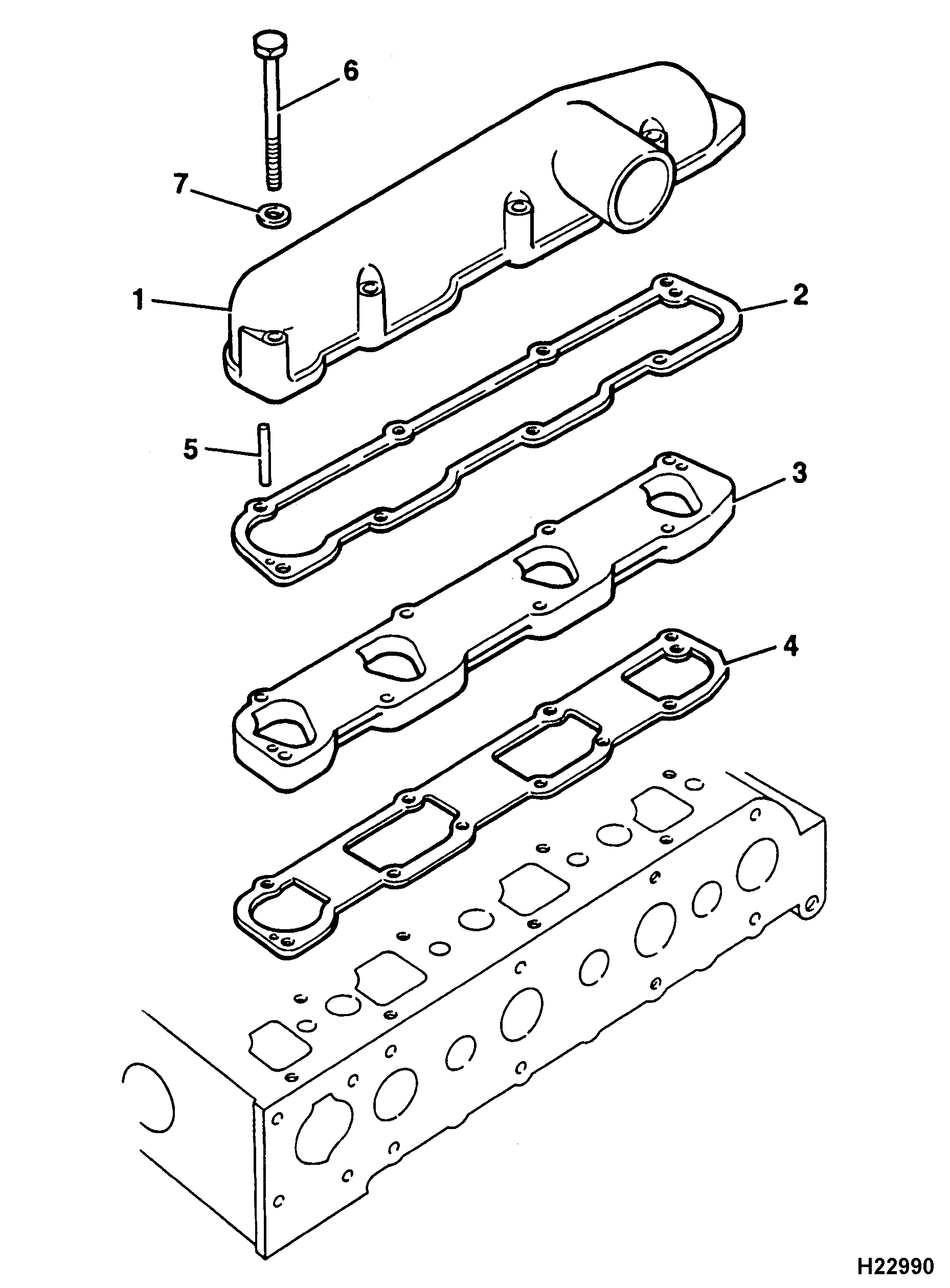 Распорка 02/634073 JCB