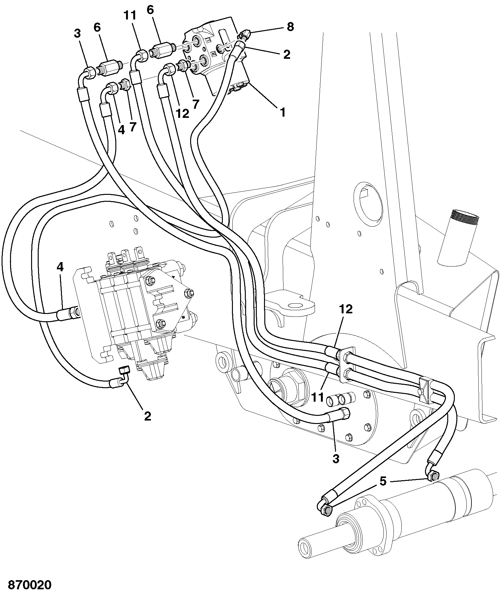 Клапан 35/910101 JCB