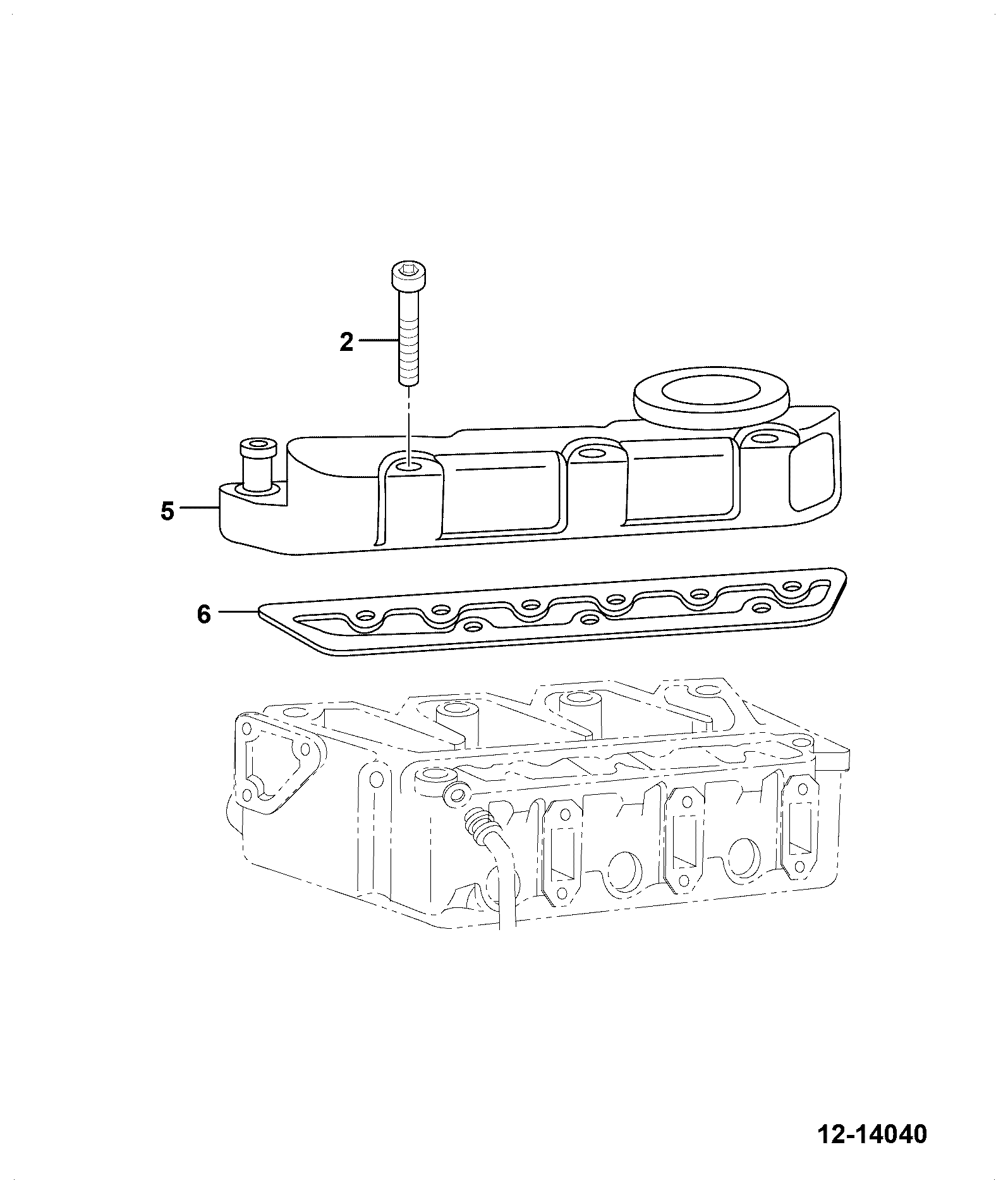 Винт 02/961265 JCB