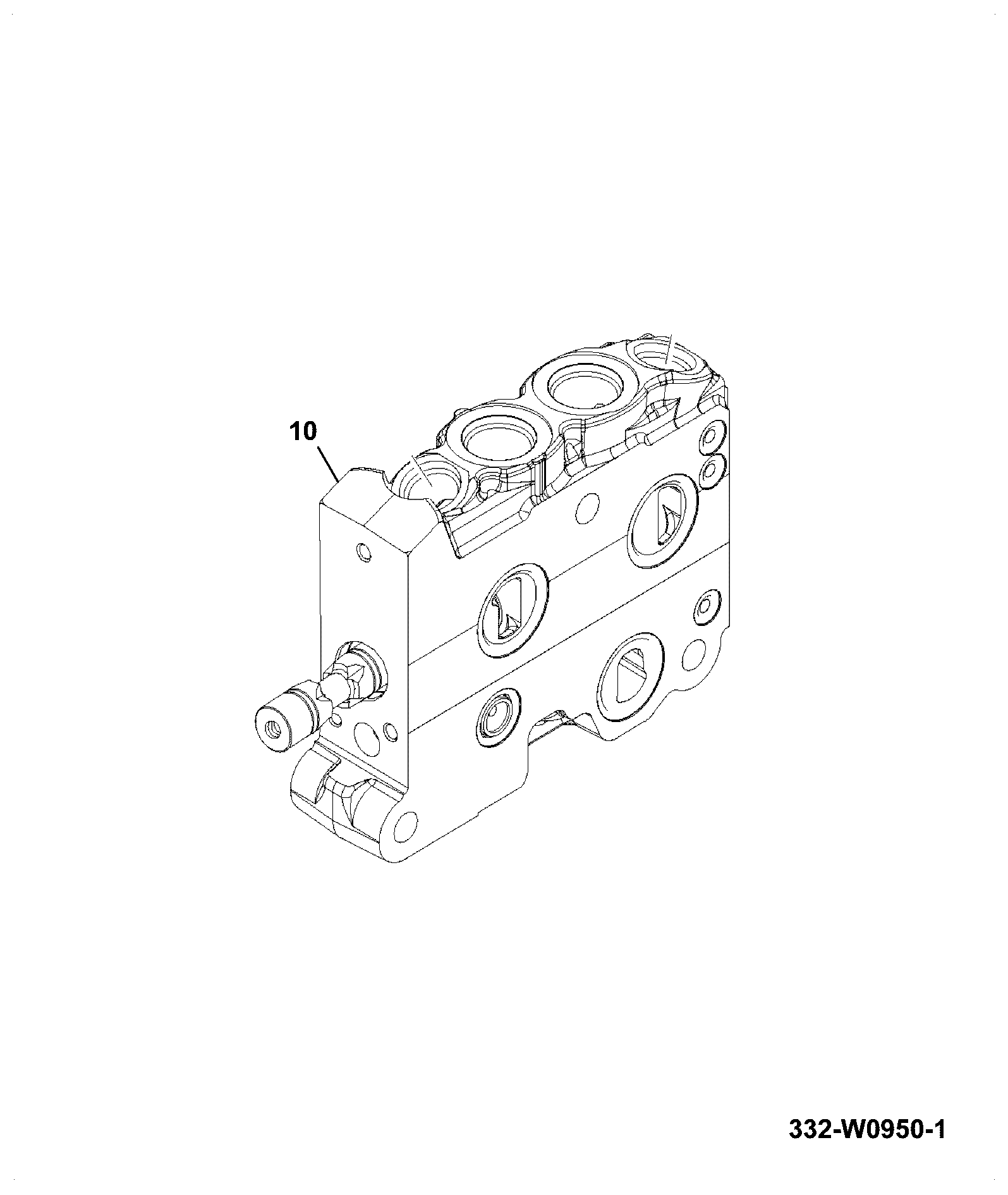 Клапан 332/W0940 JCB