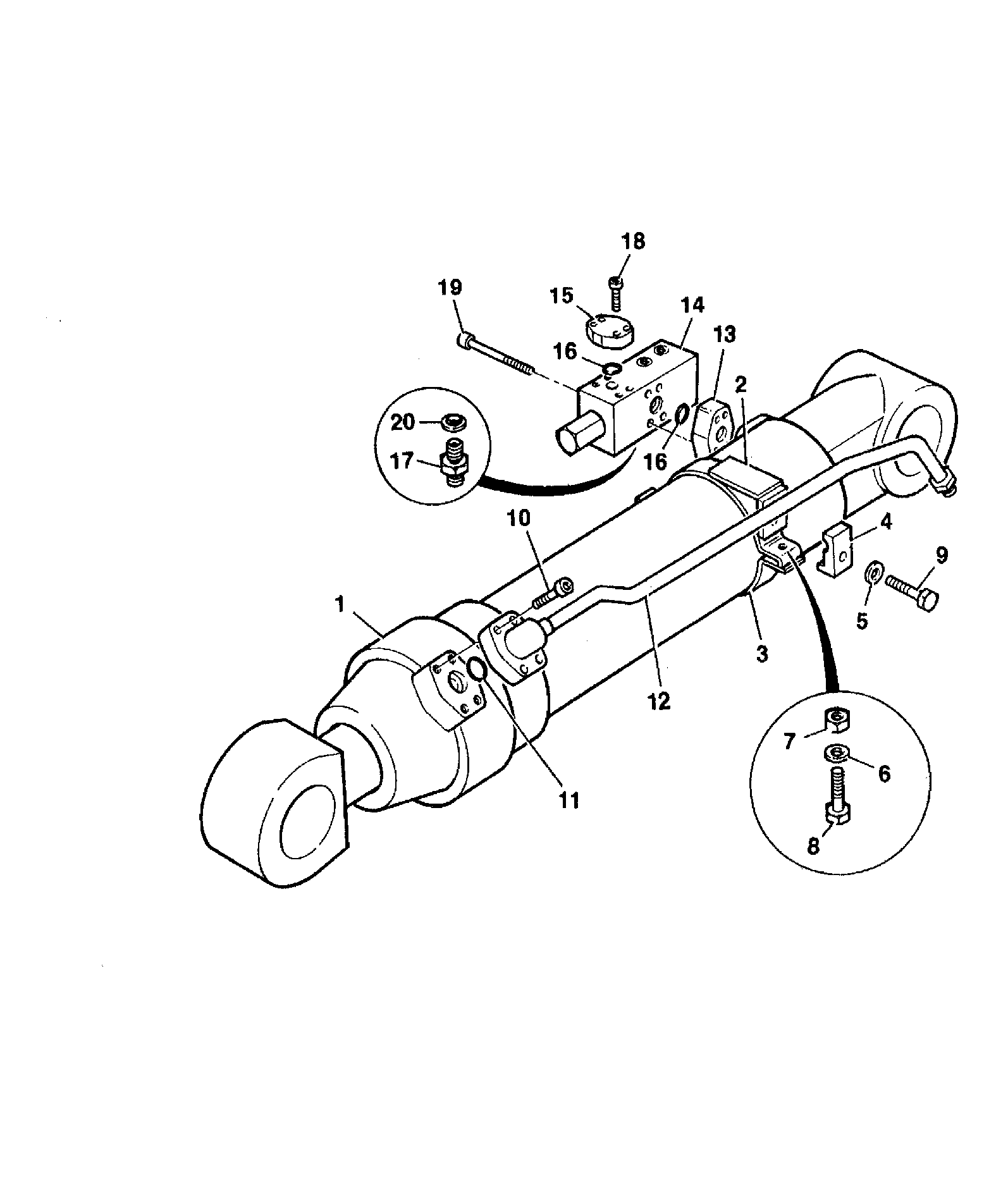 Распорка JNV1070 JCB